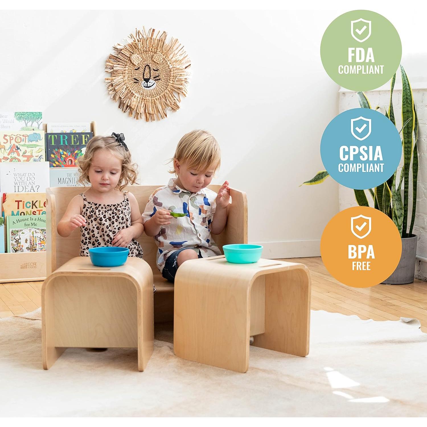 ECR4Kids Mi Primer Juego de Utensilios 15 Piezas Verde