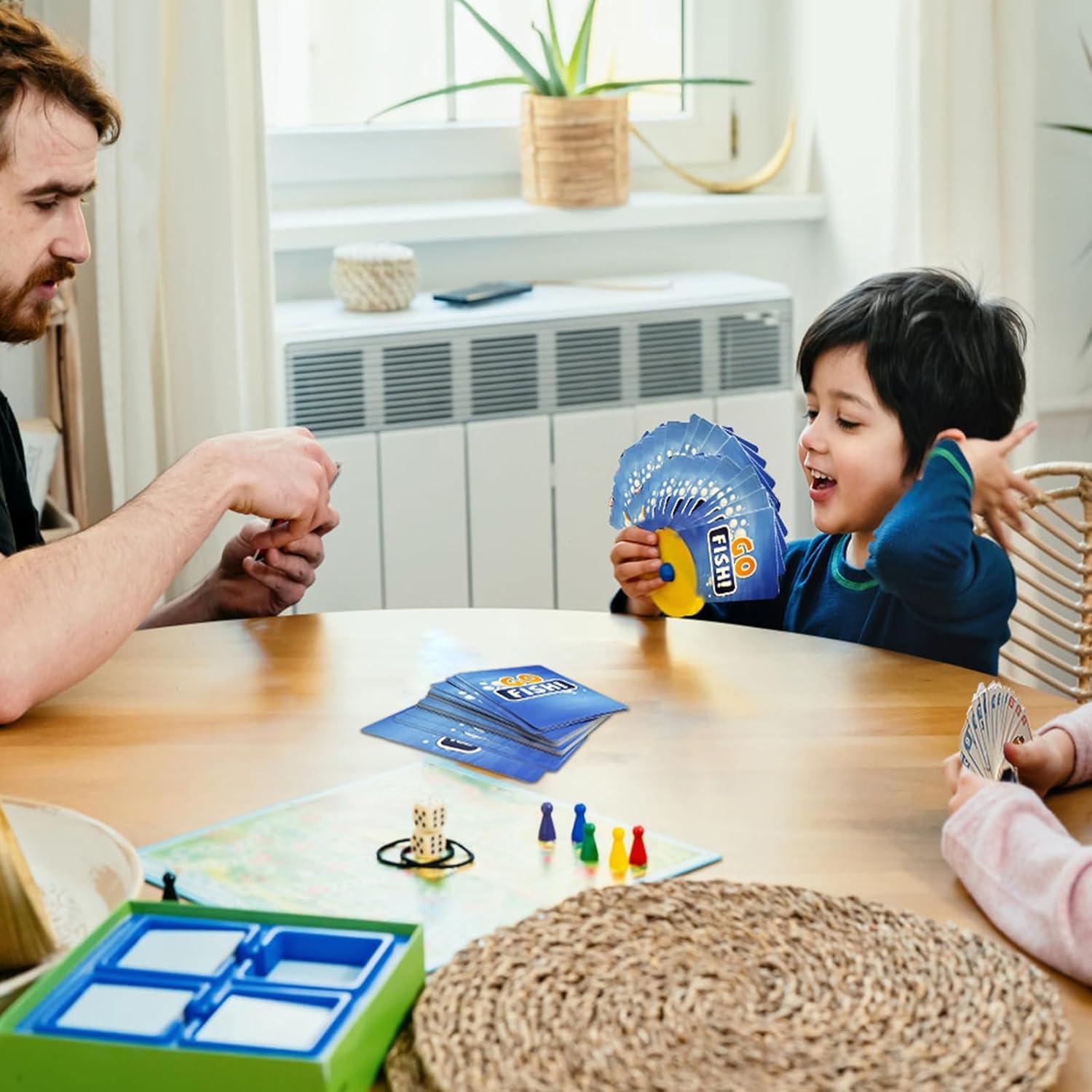 Juegos de Cartas Clásicos Floatlive - 4 Barajas para Niños