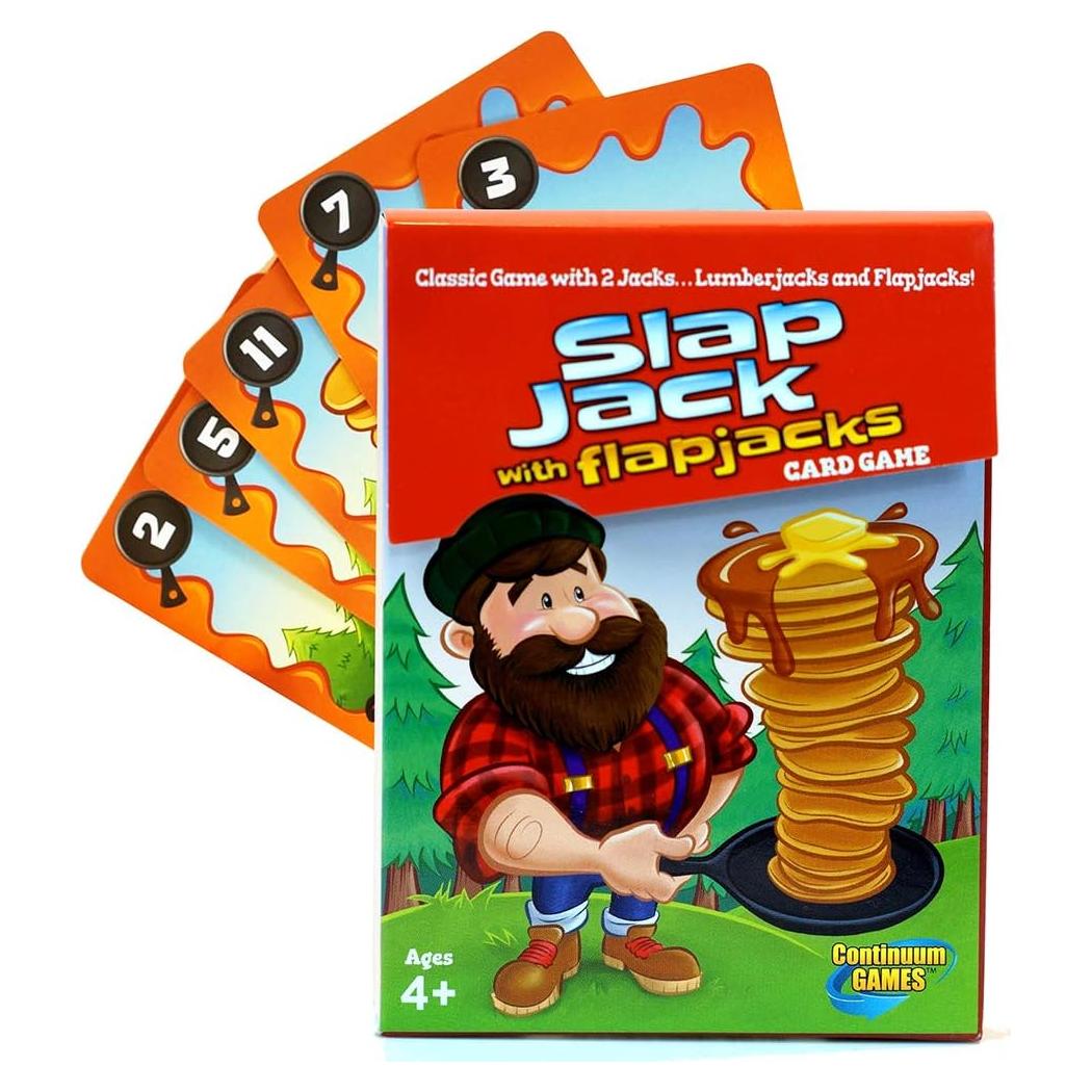Juego de Cartas Slap Jack Flap Jacks Continuum Games - 2 a 4 Jugadores