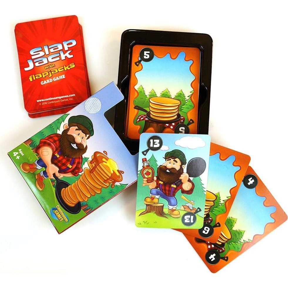 Juego de Cartas Slap Jack Flap Jacks Continuum Games - 2 a 4 Jugadores