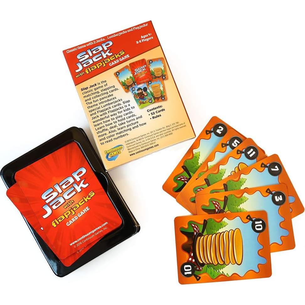 Juego de Cartas Slap Jack Flap Jacks Continuum Games - 2 a 4 Jugadores