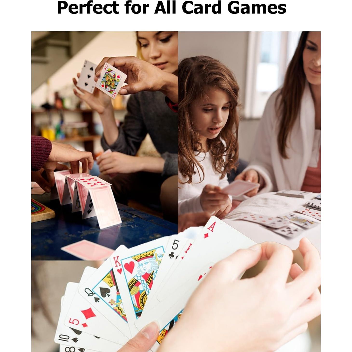 Baraja Estándar de Cartas LEQBO - 54 Cartas Premium para Póker