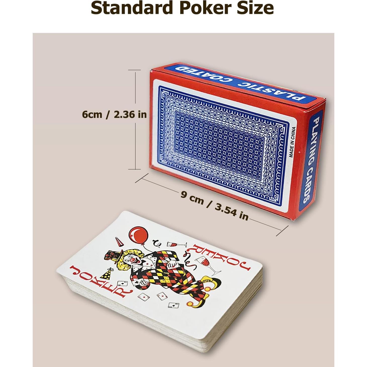 Baraja Estándar de Cartas LEQBO - 54 Cartas Premium para Póker