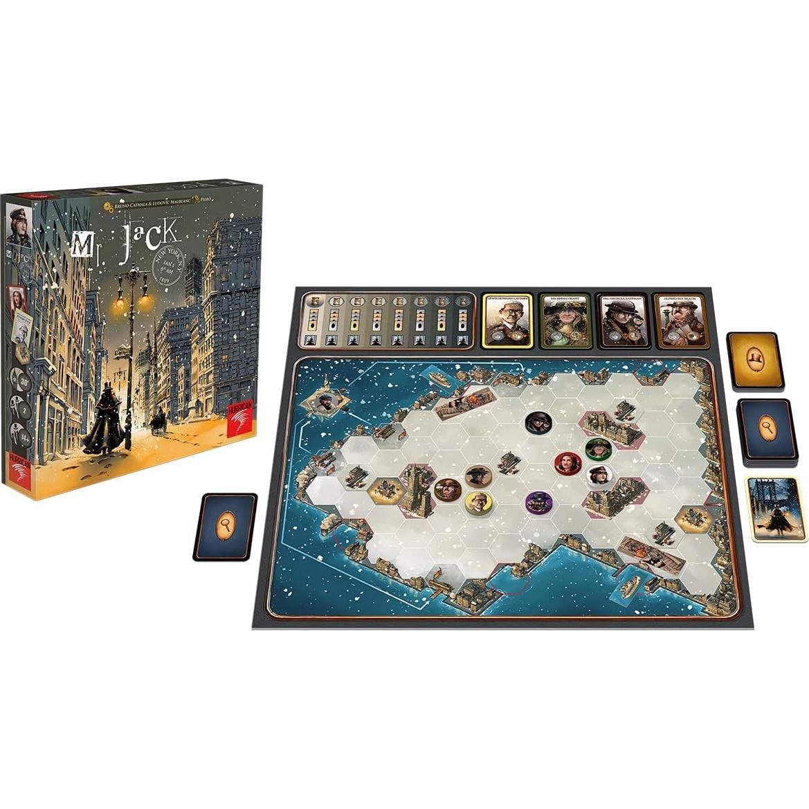 Juego de Mesa Hurrican Mr. Jack Nueva York para 2 Jugadores