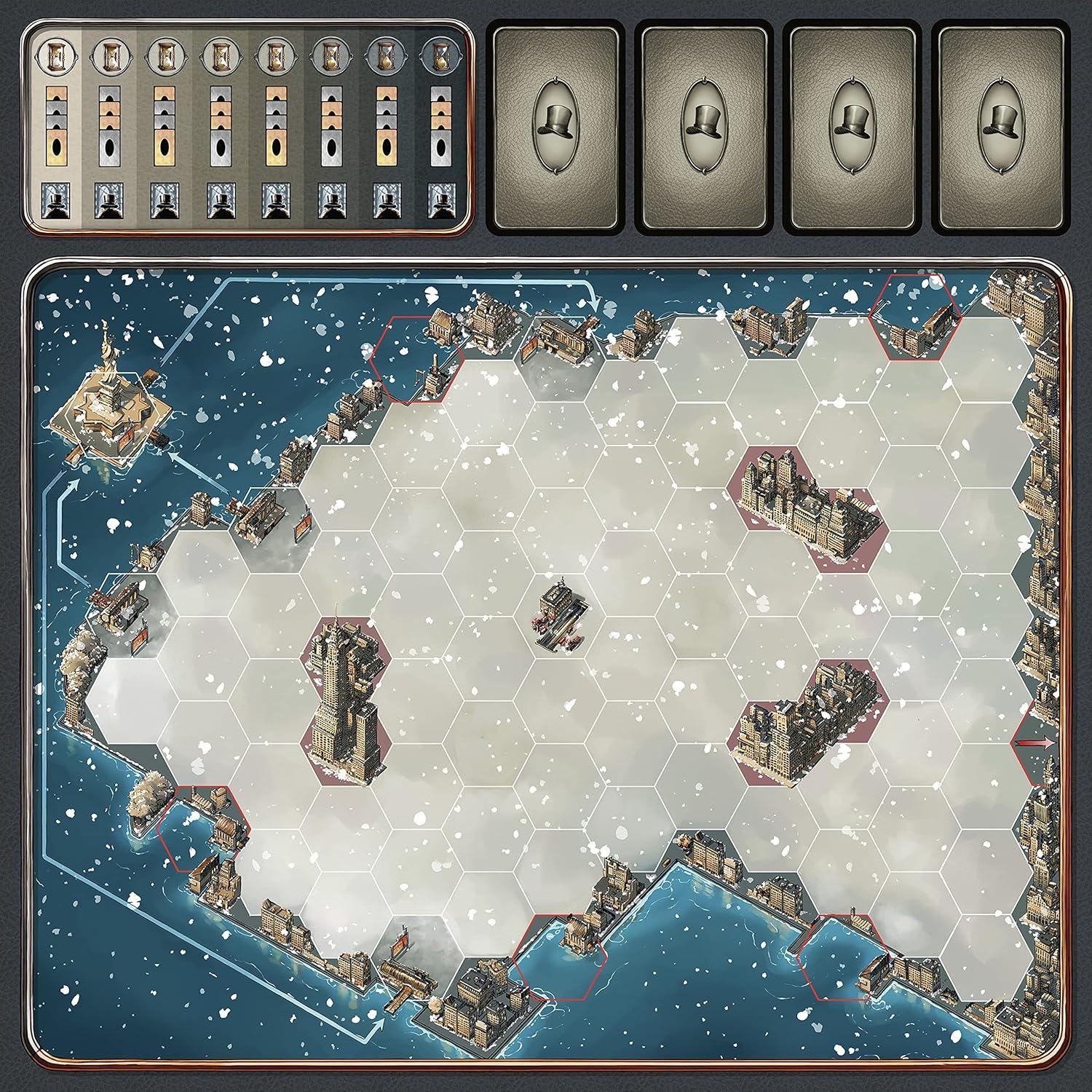 Juego de Mesa Hurrican Mr. Jack Nueva York para 2 Jugadores