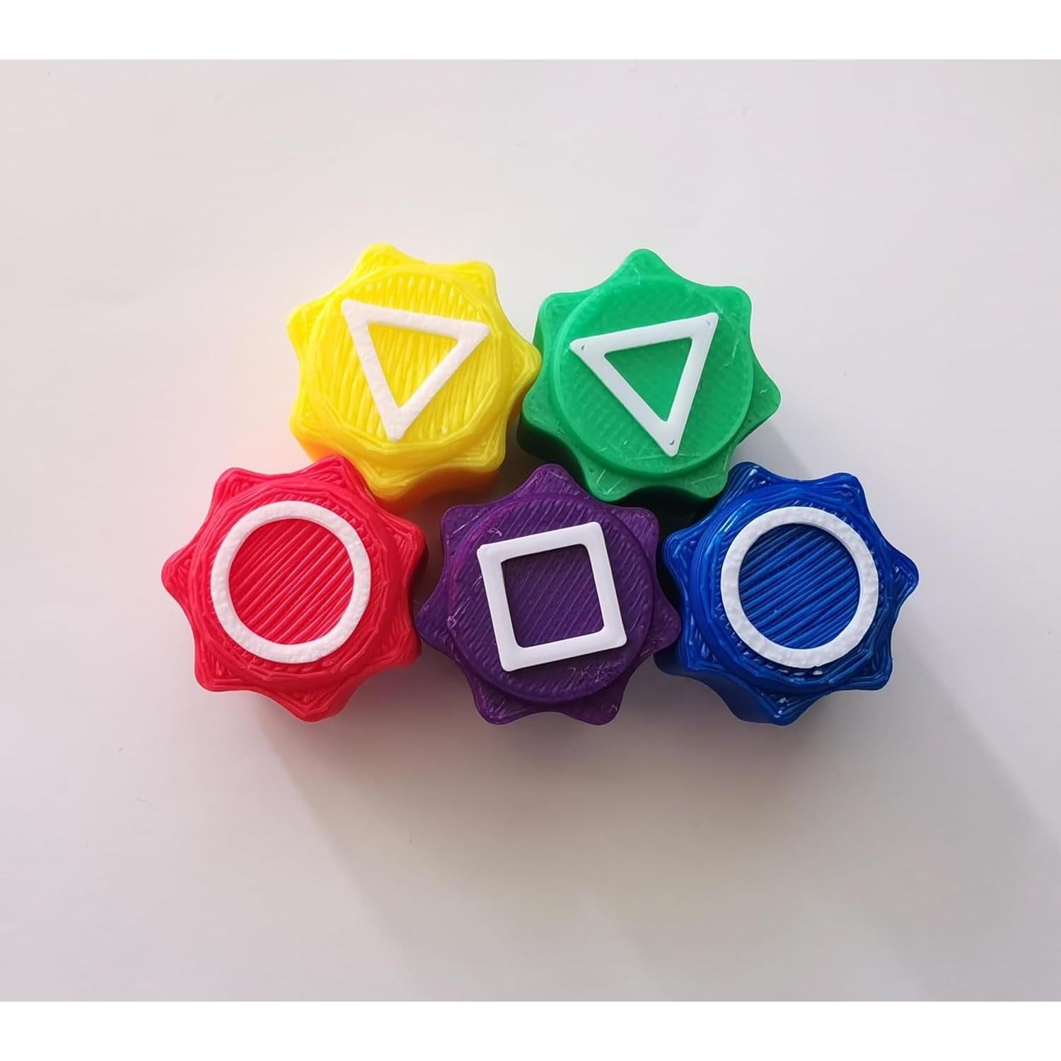 Juego Gonggi Tradicional Coreano PIYFVX - 5 Piezas Coloridas