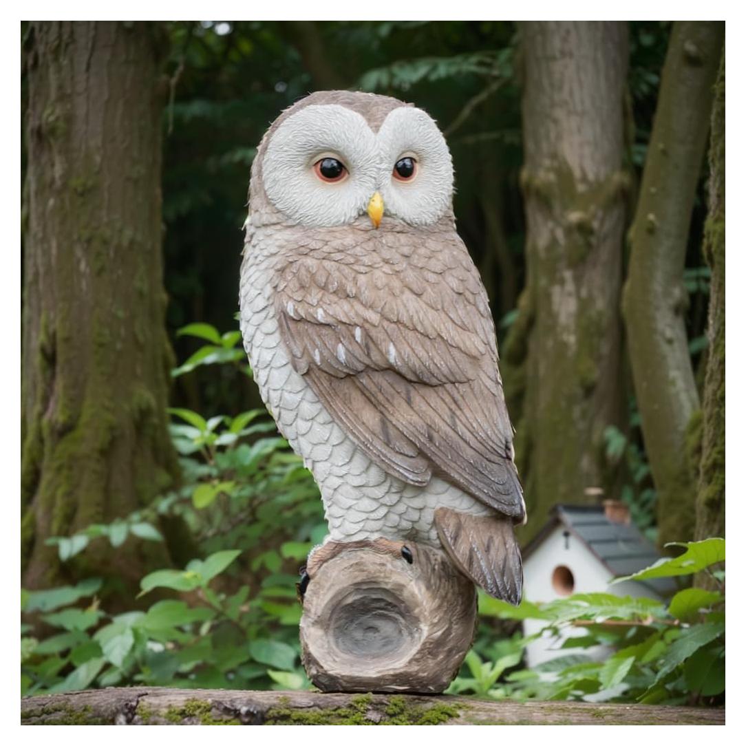 Estatua de Búho Decorativa LC LCdecohome 28 cm Resina