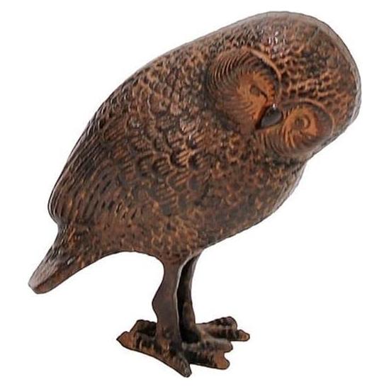 Estatua de Jardín Búho Saw Whet Achla Designs 15.88 cm