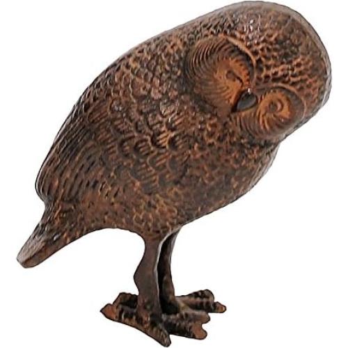 Estatua de Jardín Búho Saw Whet Achla Designs 15.88 cm