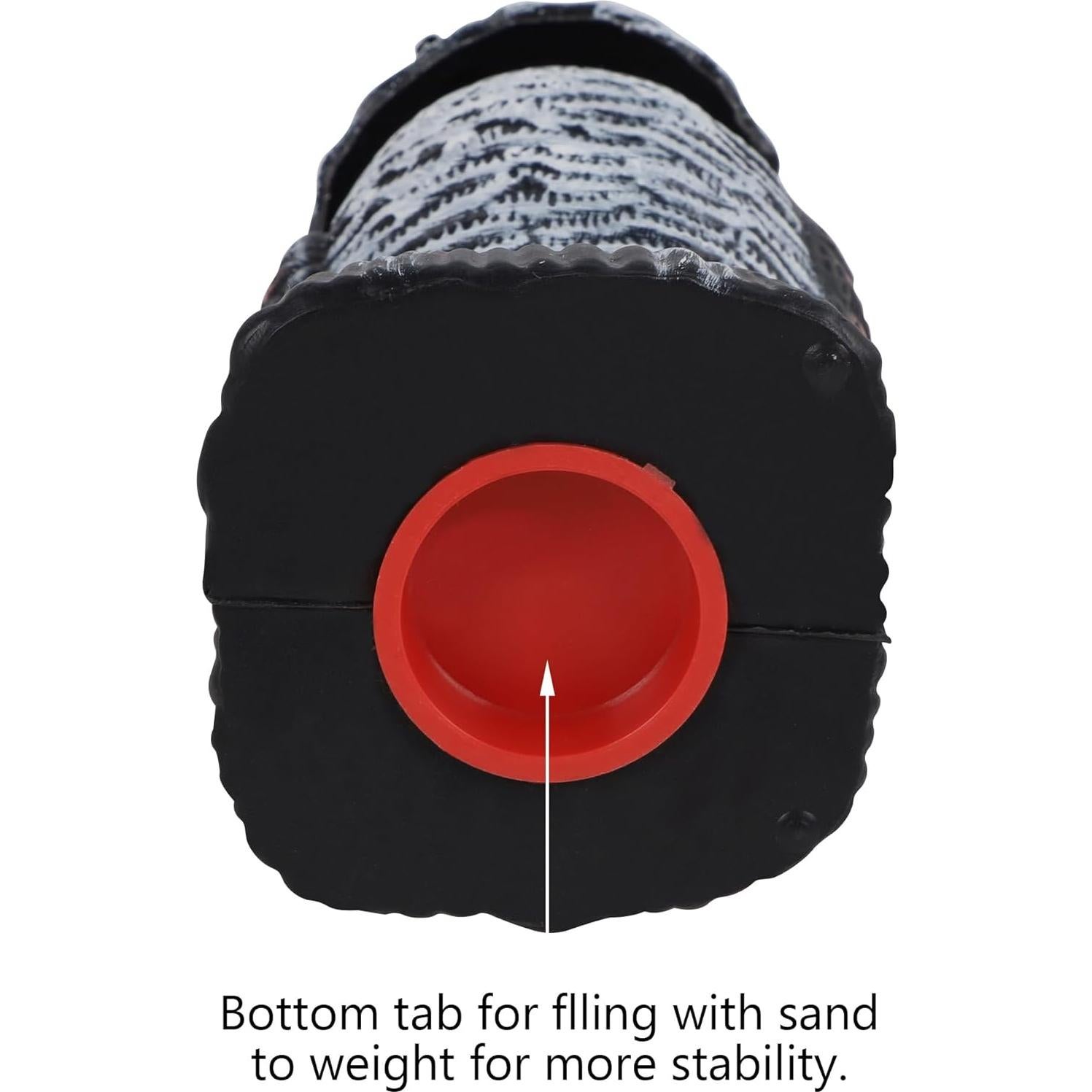 Set de 3 Mini Búhos Espantapájaros Hausse 21 cm Cabeza Móvil