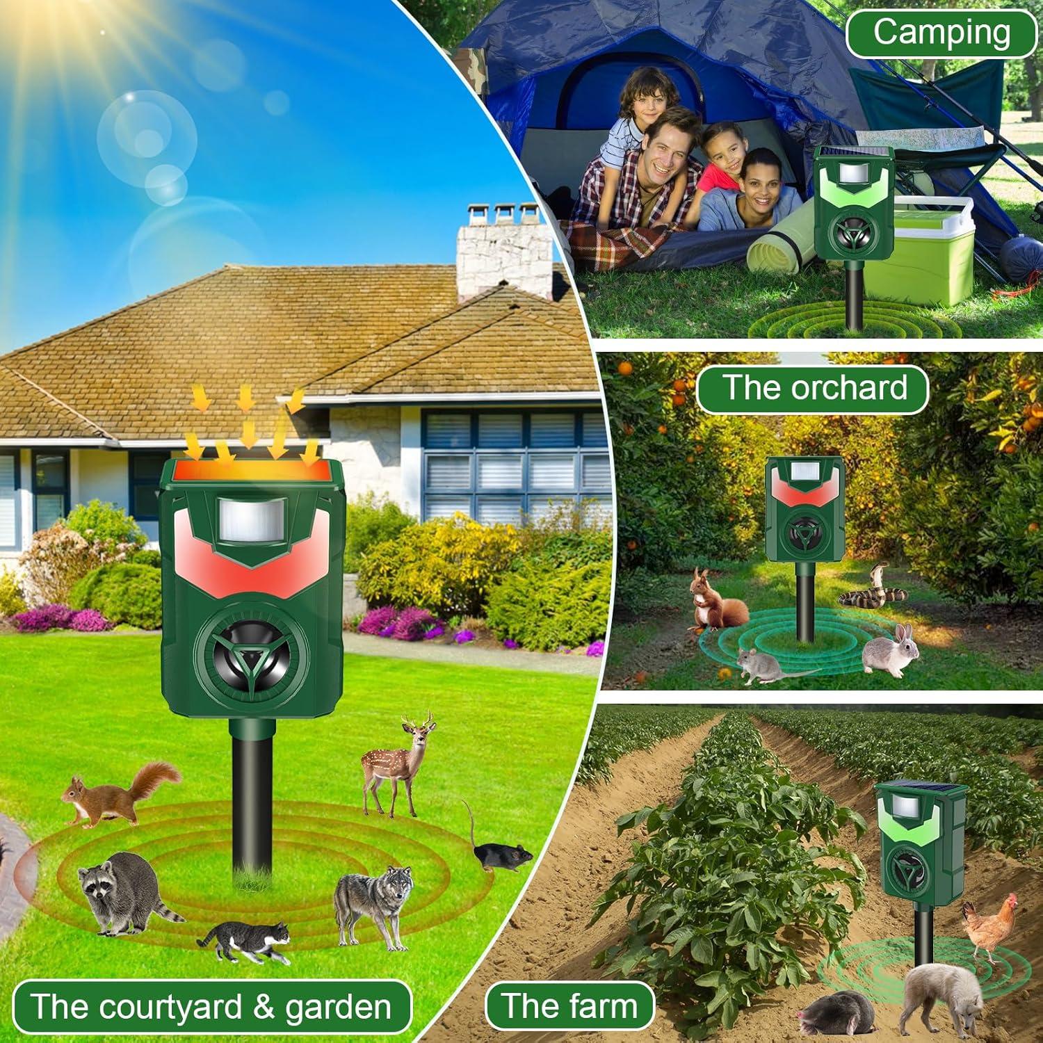 Repelente Solar Ultrasonido para Animales Shenzhen Visson