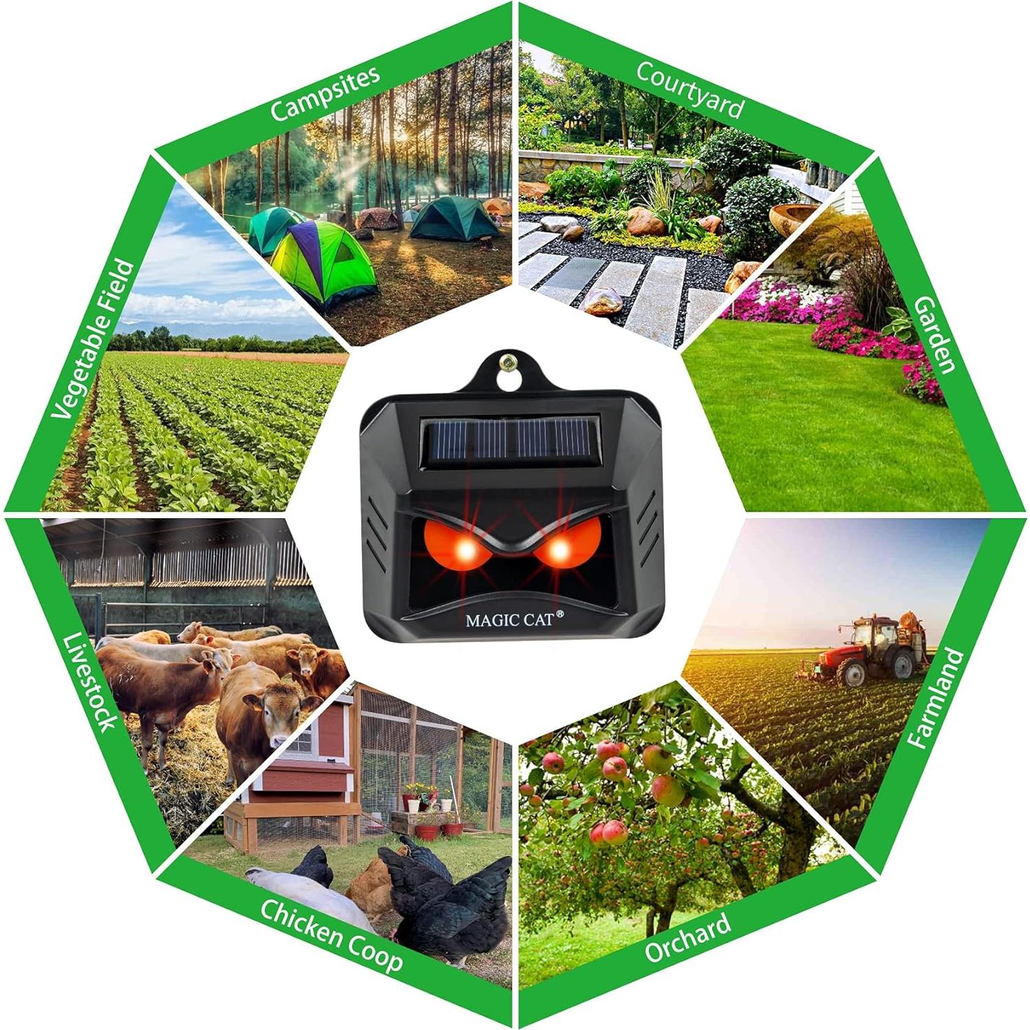 Repelente Solar de Animales MAGIC CAT AR17 - 4 Unidades IP44