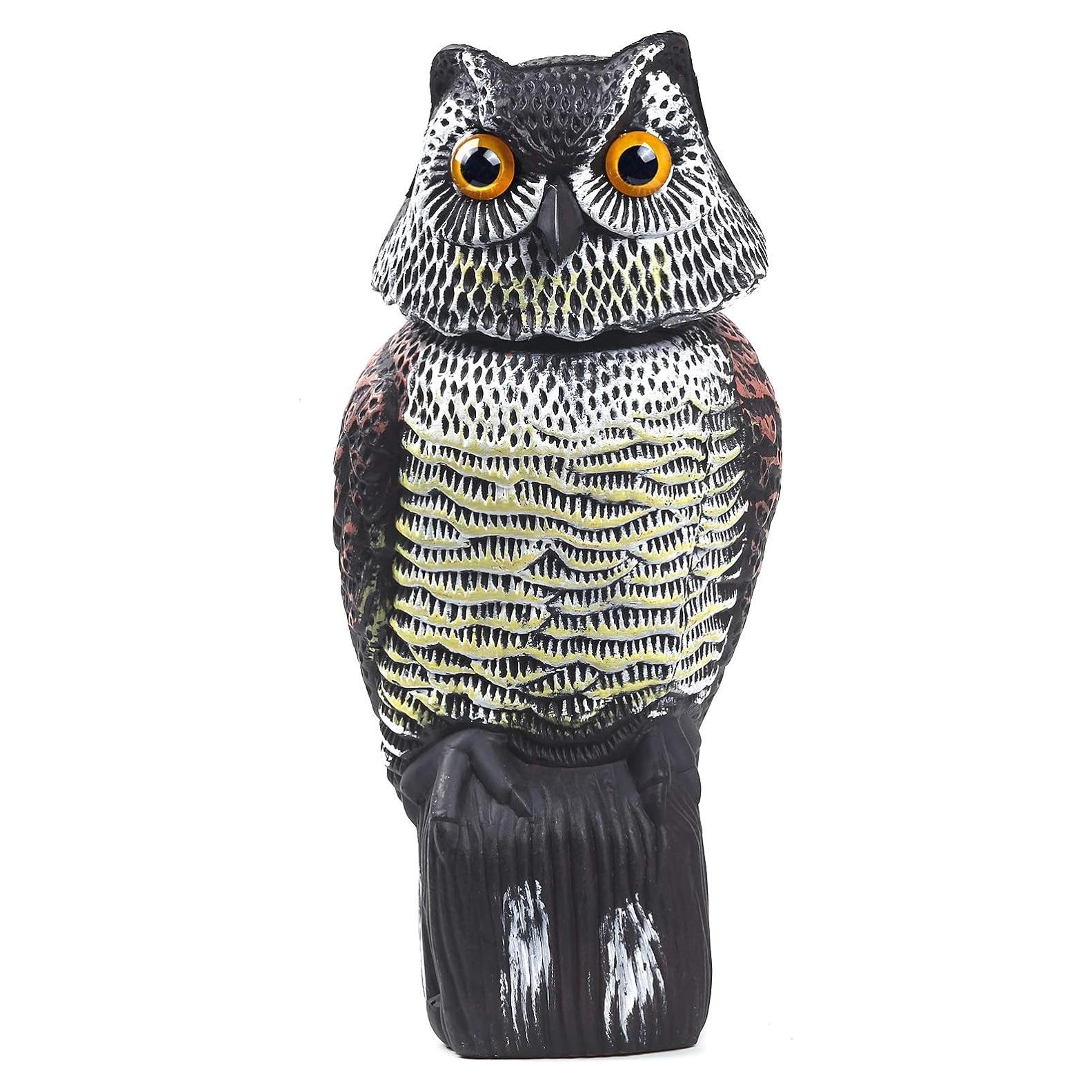 Decoy de Búho CTREE para Ahuyentar Aves - Impermeable y Realista