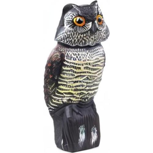 Decoy de Búho CTREE para Ahuyentar Aves - Impermeable y Realista