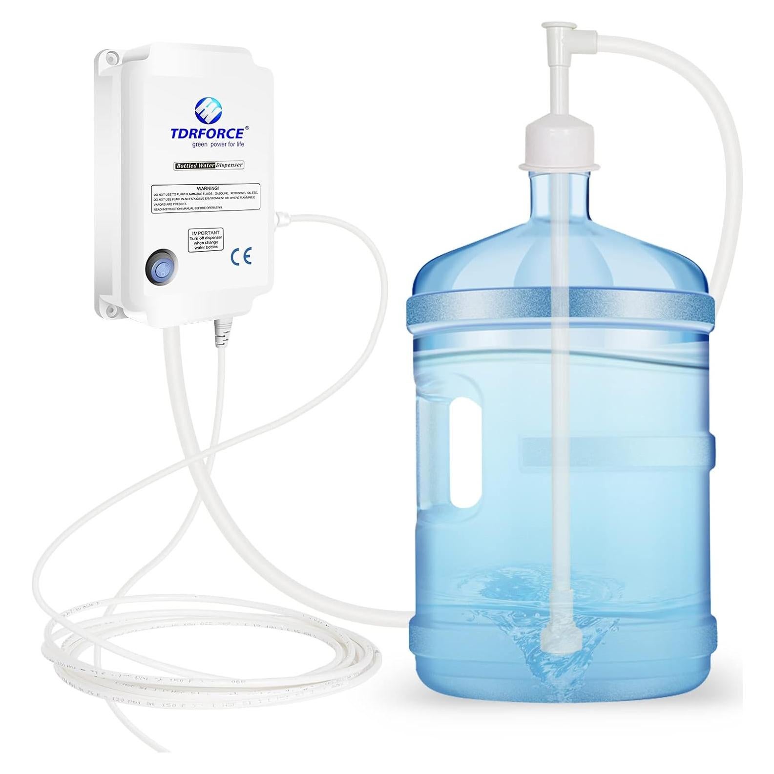Bomba eléctrica dispensadora de agua TDRFORCE 5 galones