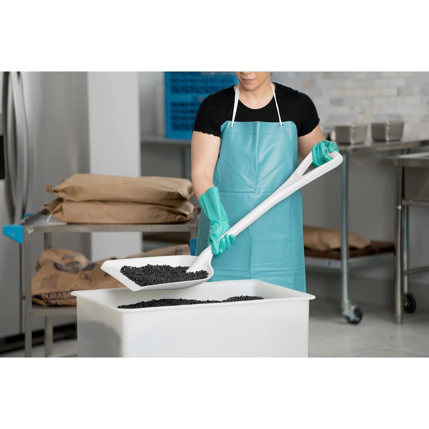 Pala Sanitaria Sparta 35.56 cm Plástico Seguro para Alimentos