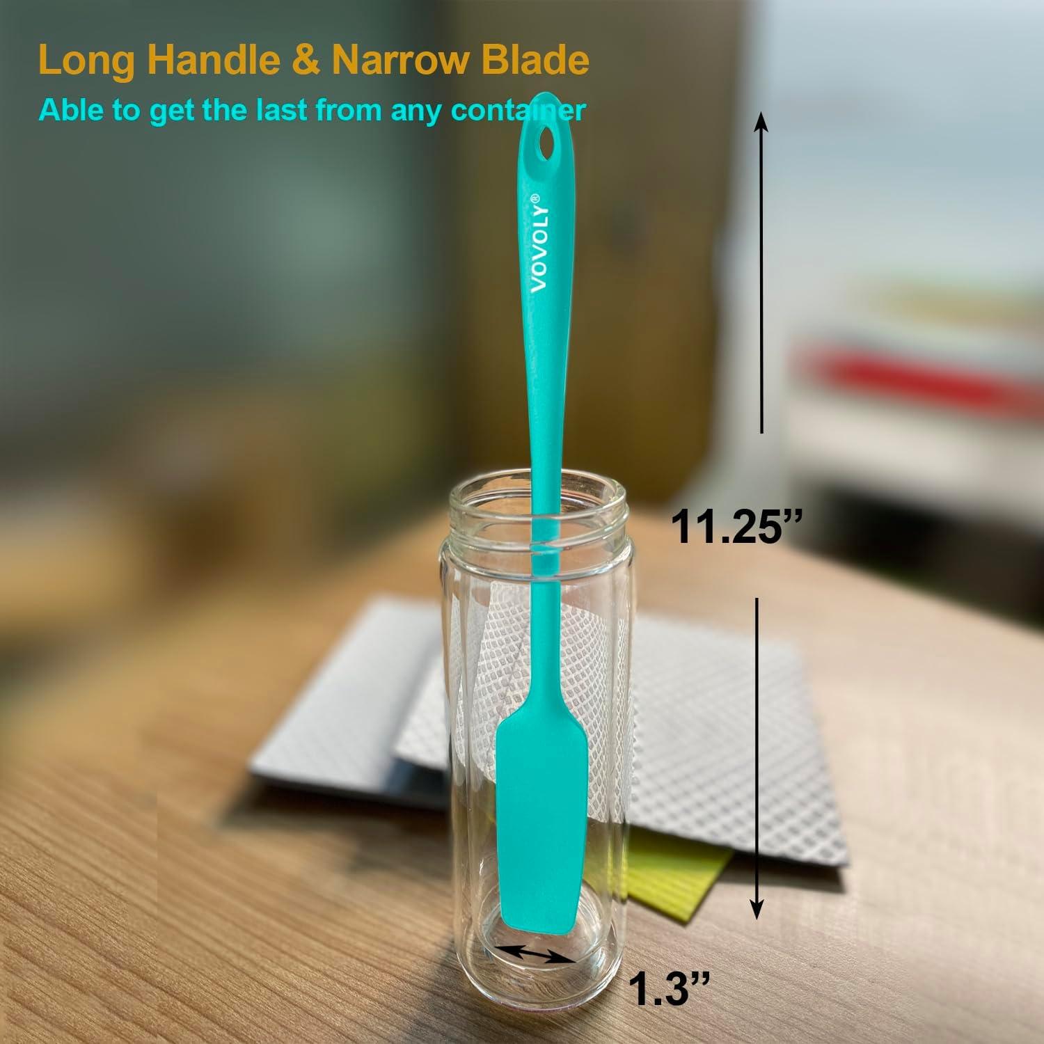 Espátula de Silicona Vovoly 2-Pack Verde Azulado 28.45 cm