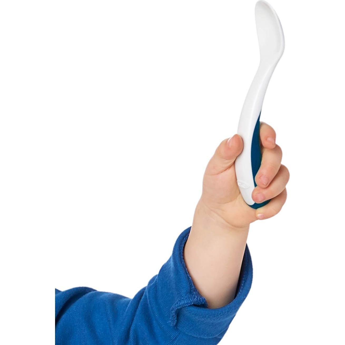 Set de Entrenamiento OXO Tot Tenedor y Cuchara con Estuche