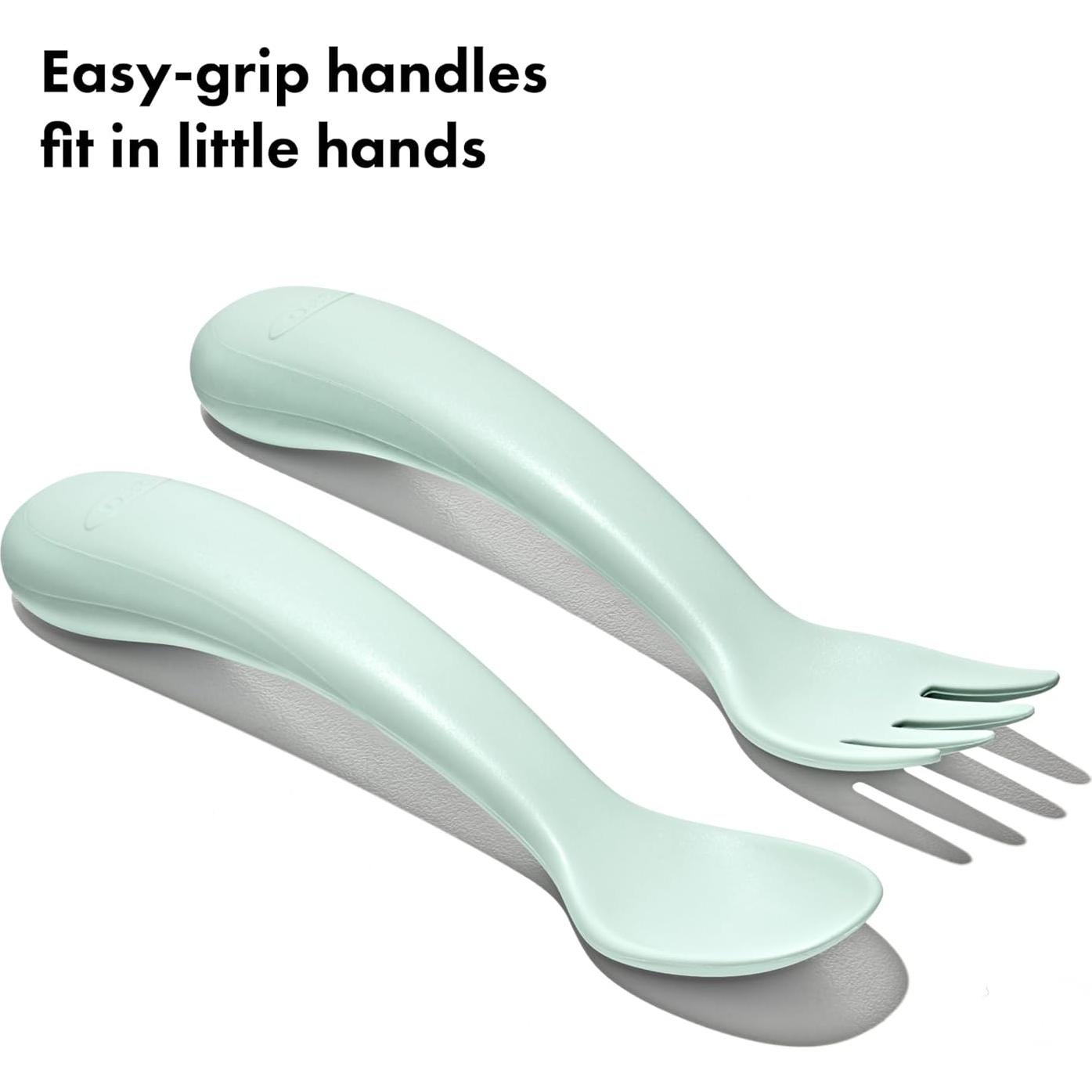 Conjunto de Tenedor y Cuchara OXO Tot Plástico BPA Opal Dusk