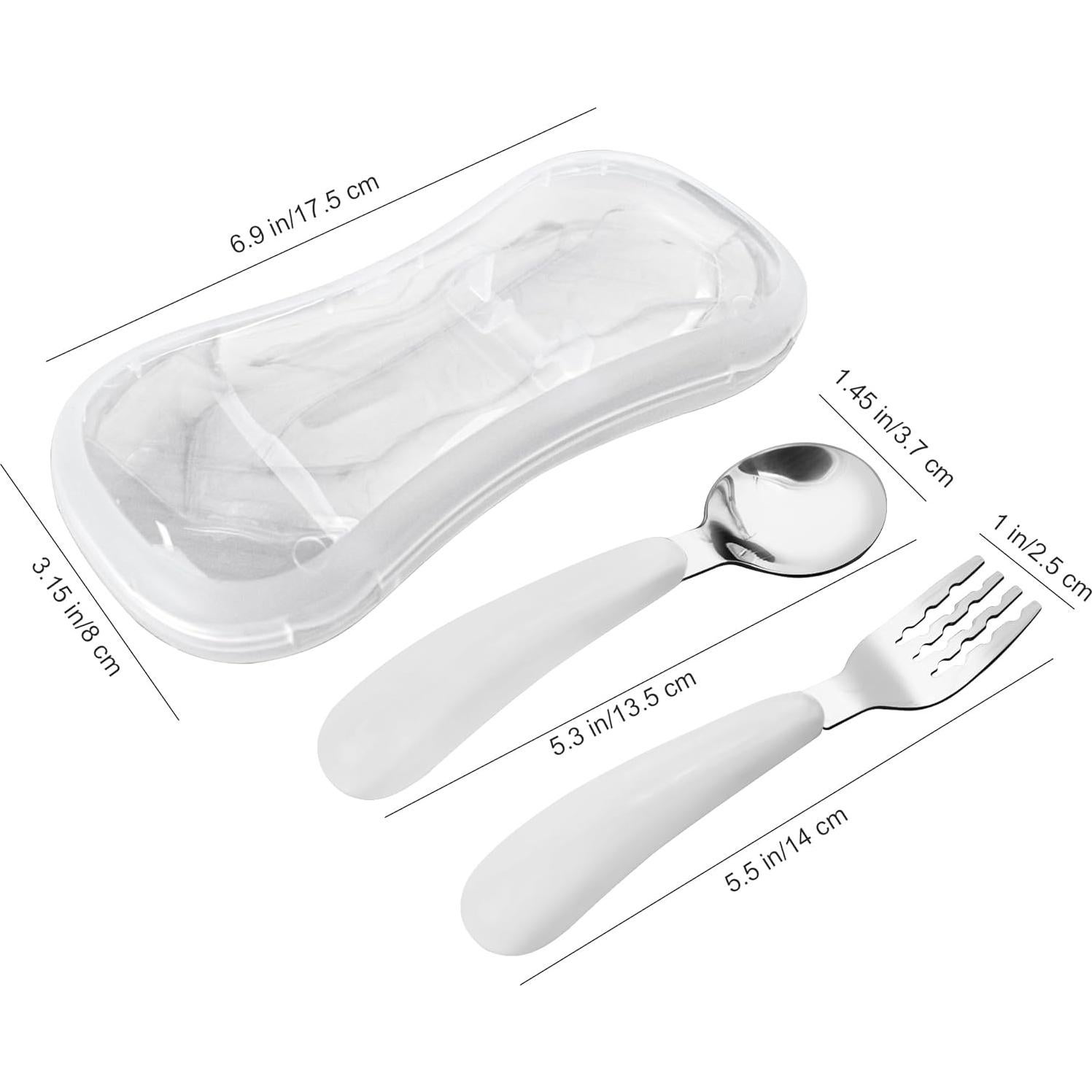 Set de Cubiertos para Niños VANRA 2 Piezas Acero Inoxidable