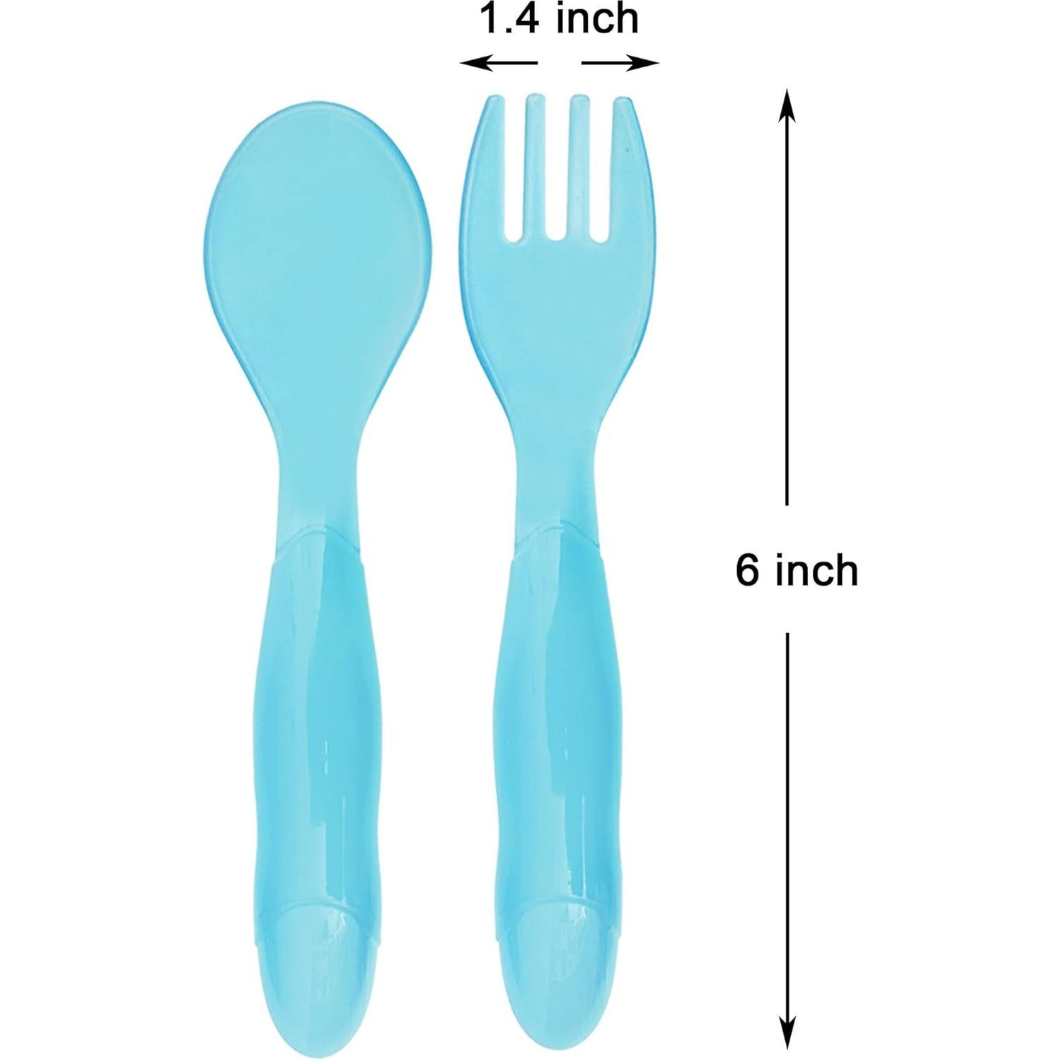 Set de Utensilios de Plástico para Niños Youngever 18 Pcs