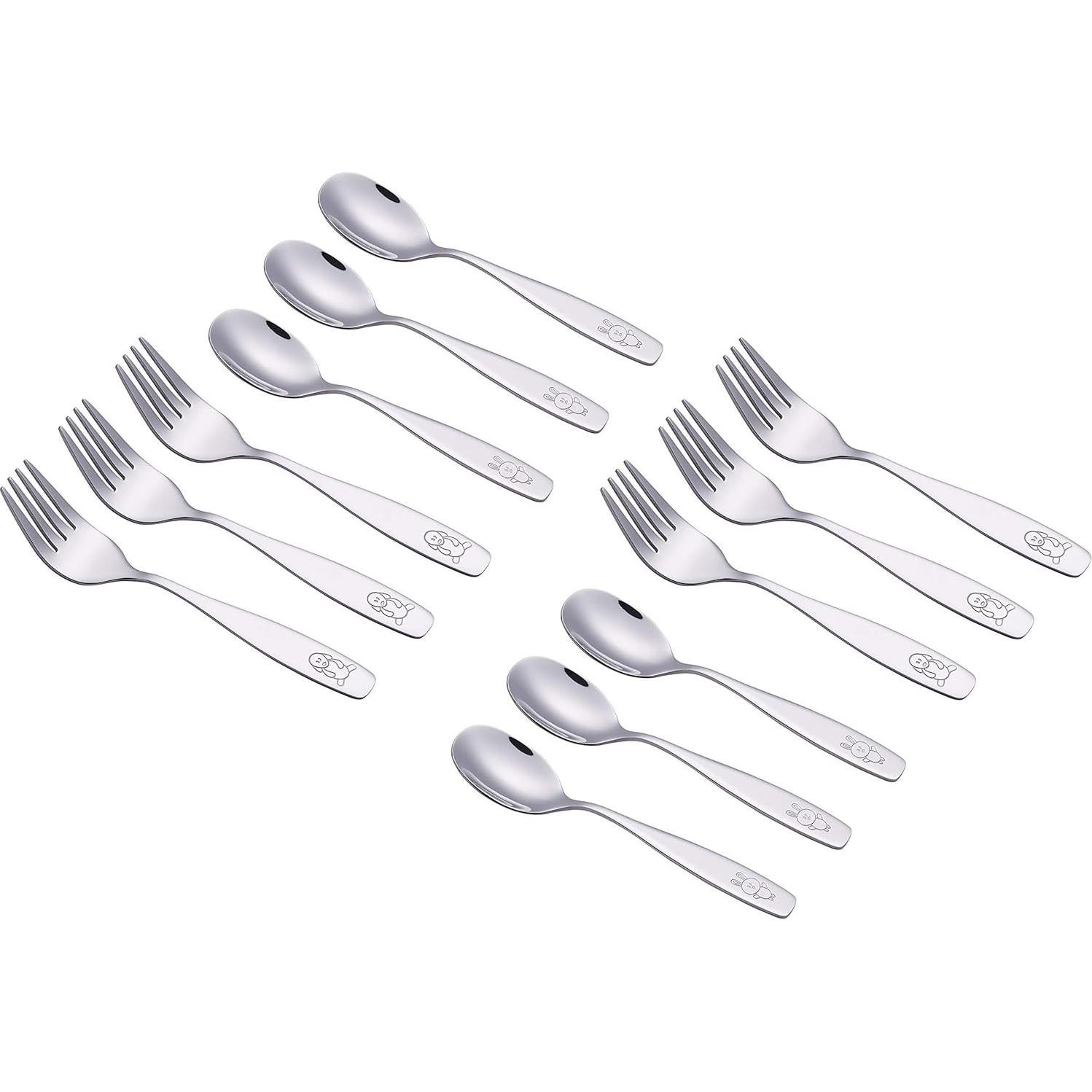 Set de Cubiertos para Niños ANNOVA 12 Piezas Acero Inoxidable