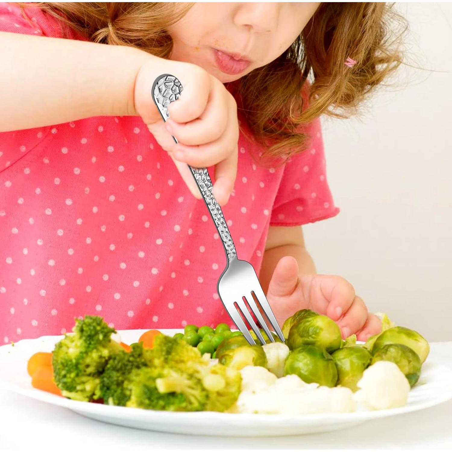 LIANYU Juego de Utensilios para Niños 15 Piezas Acero Inoxidable