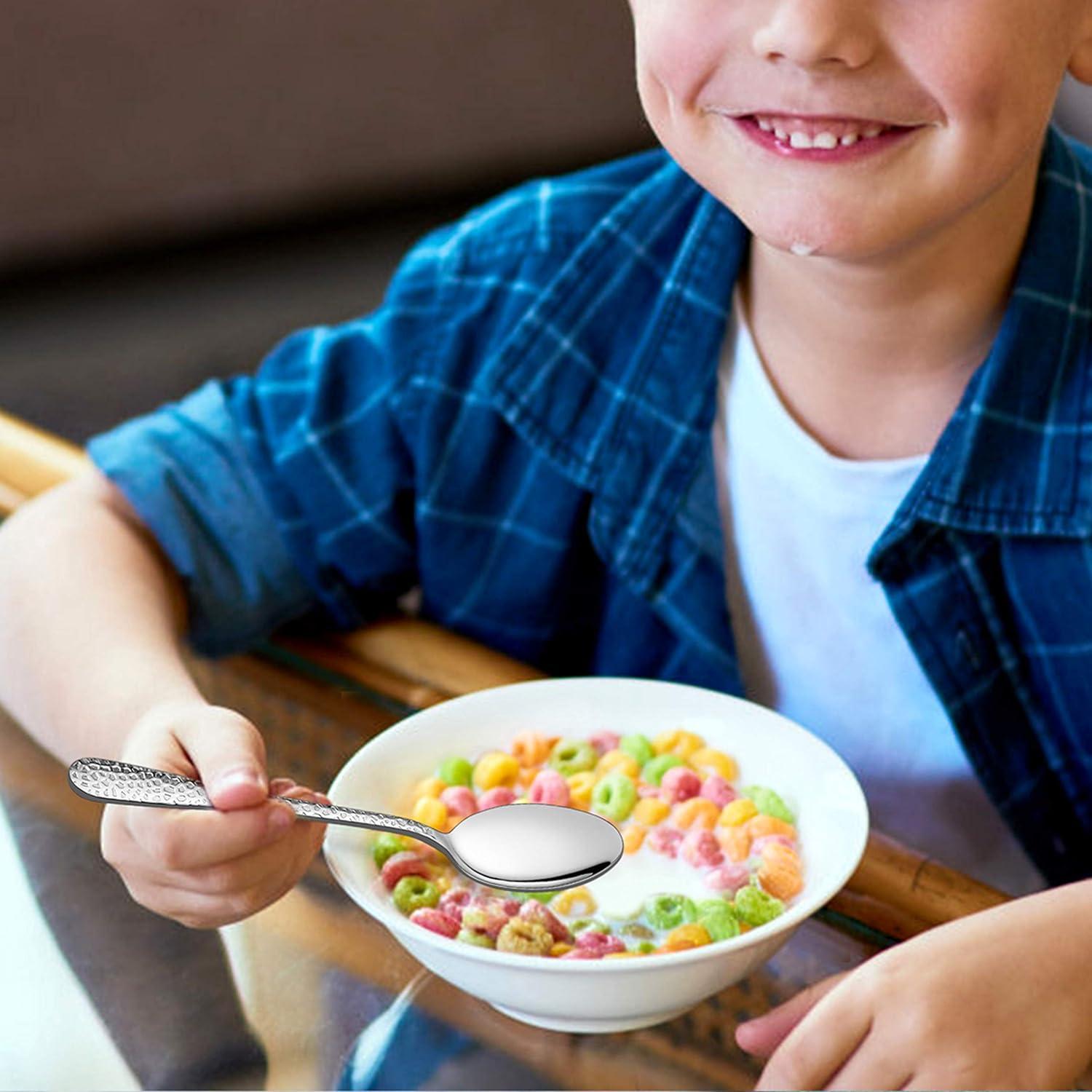 LIANYU Juego de Utensilios para Niños 15 Piezas Acero Inoxidable