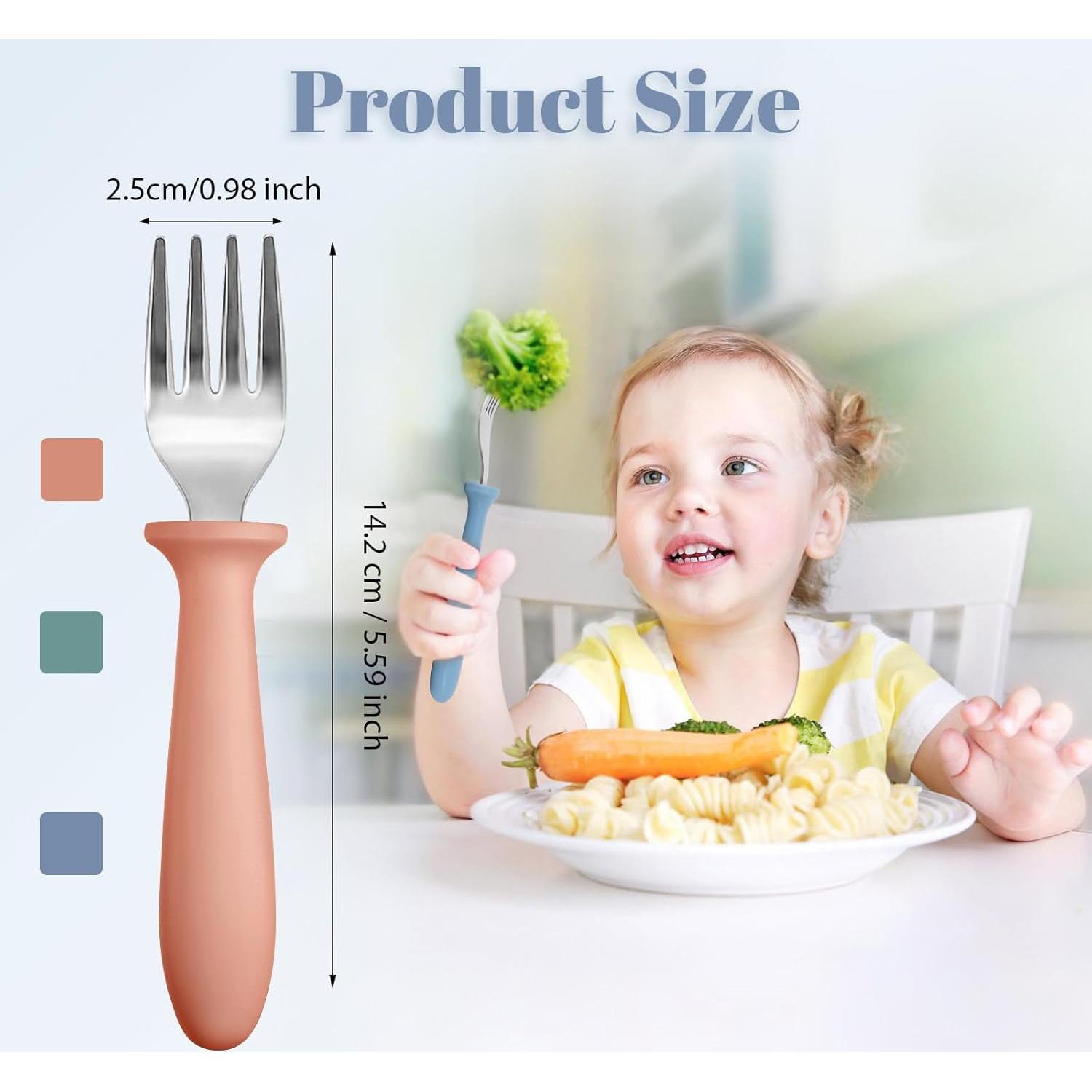 Juego de 6 Tenedores para Niños Pimoys Acero Inoxidable