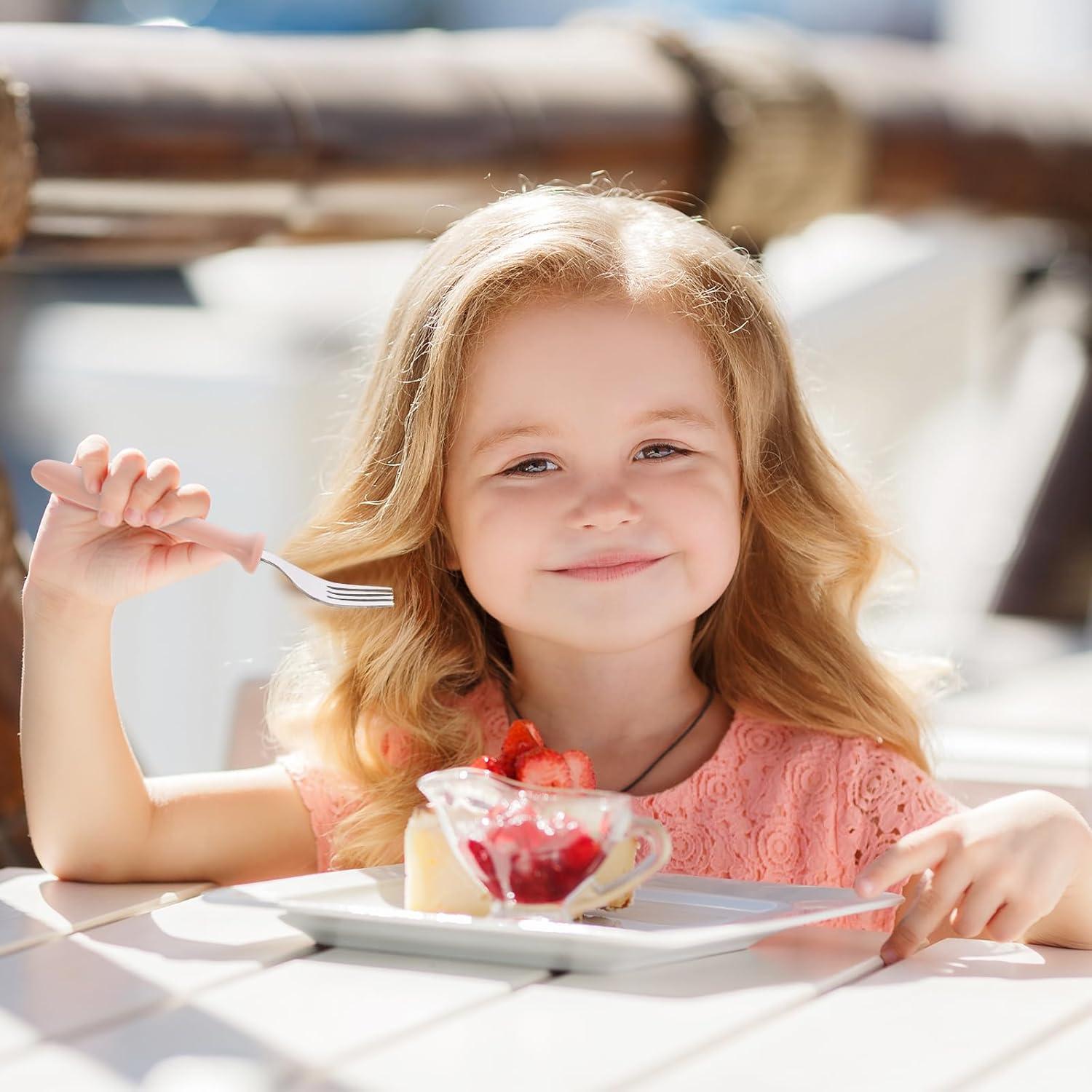 Juego de 6 Tenedores para Niños Pimoys Acero Inoxidable