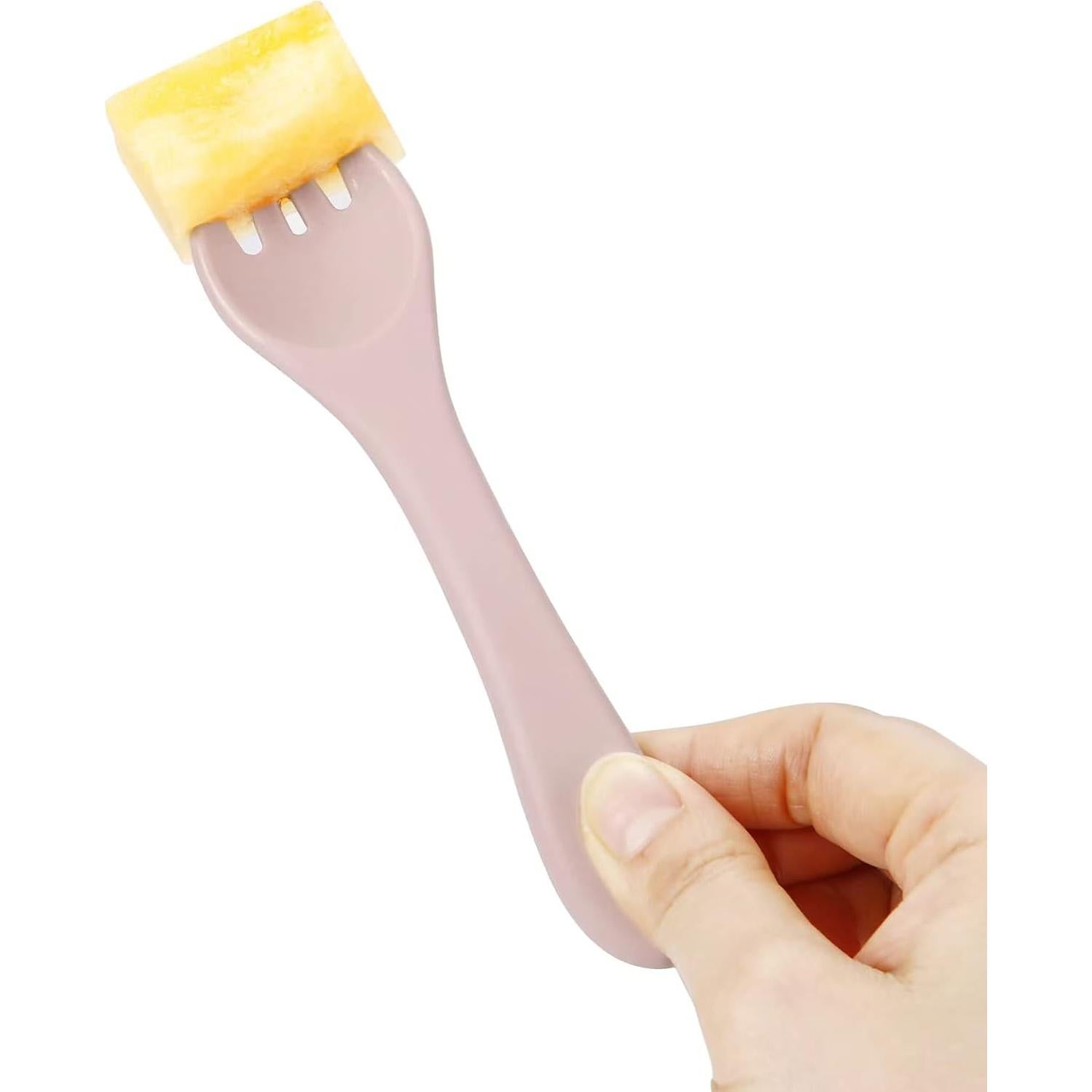 Juego de Cucharas y Tenedores de Silicona PandaEar - 6 Piezas