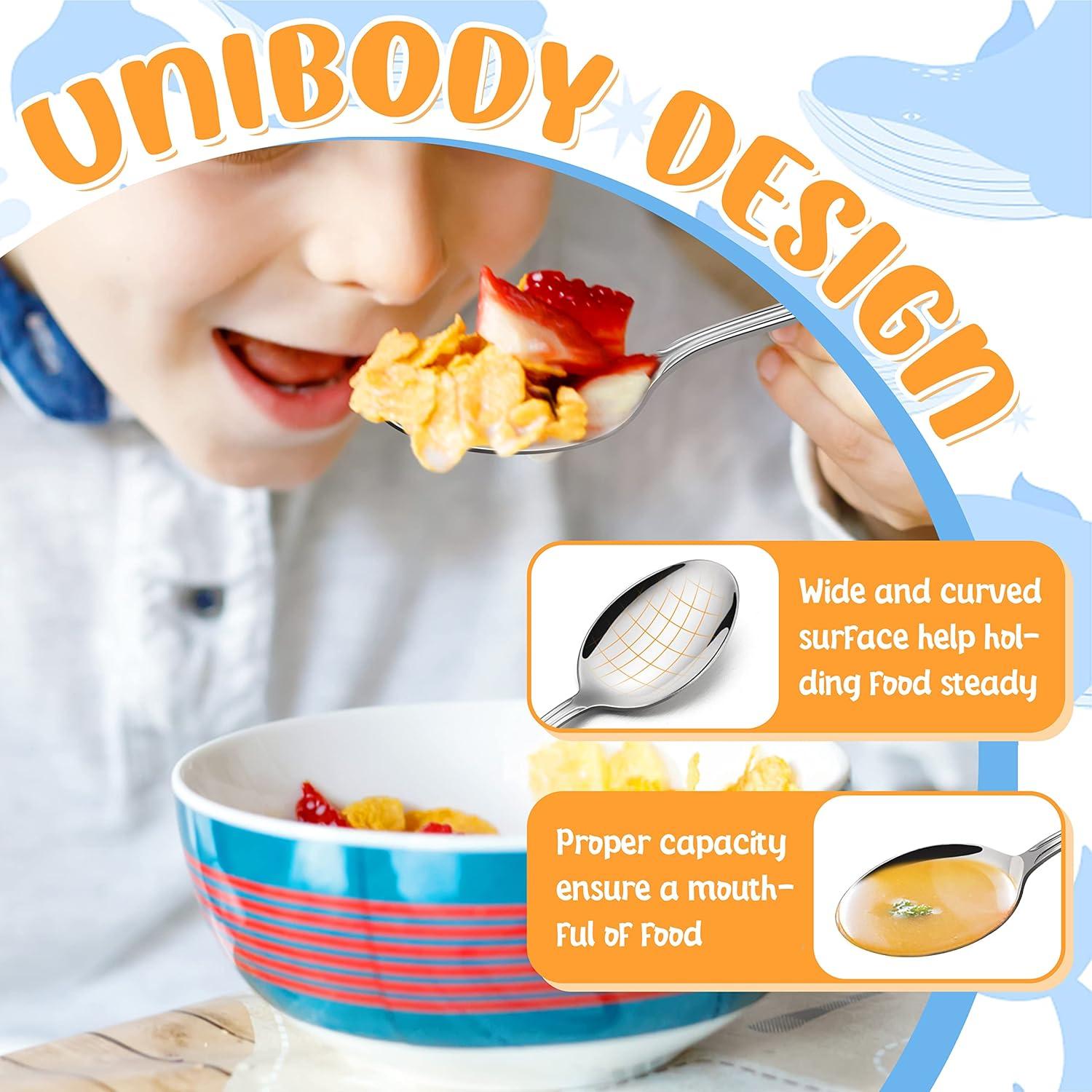 Juego de Cubiertos para Niños HaWare 12 Piezas Acero Inoxidable