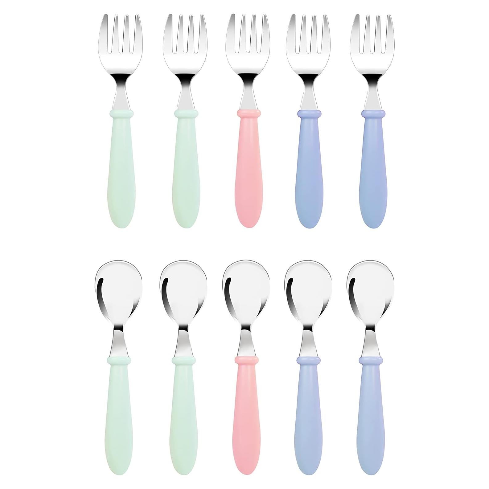 Juego de Cubiertos para Niños DF DUALFERV 10 Piezas Acero Inoxidable