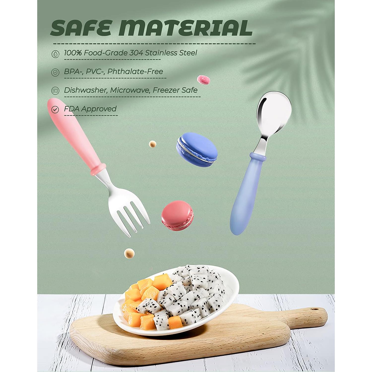 Juego de Cubiertos para Niños DF DUALFERV 10 Piezas Acero Inoxidable