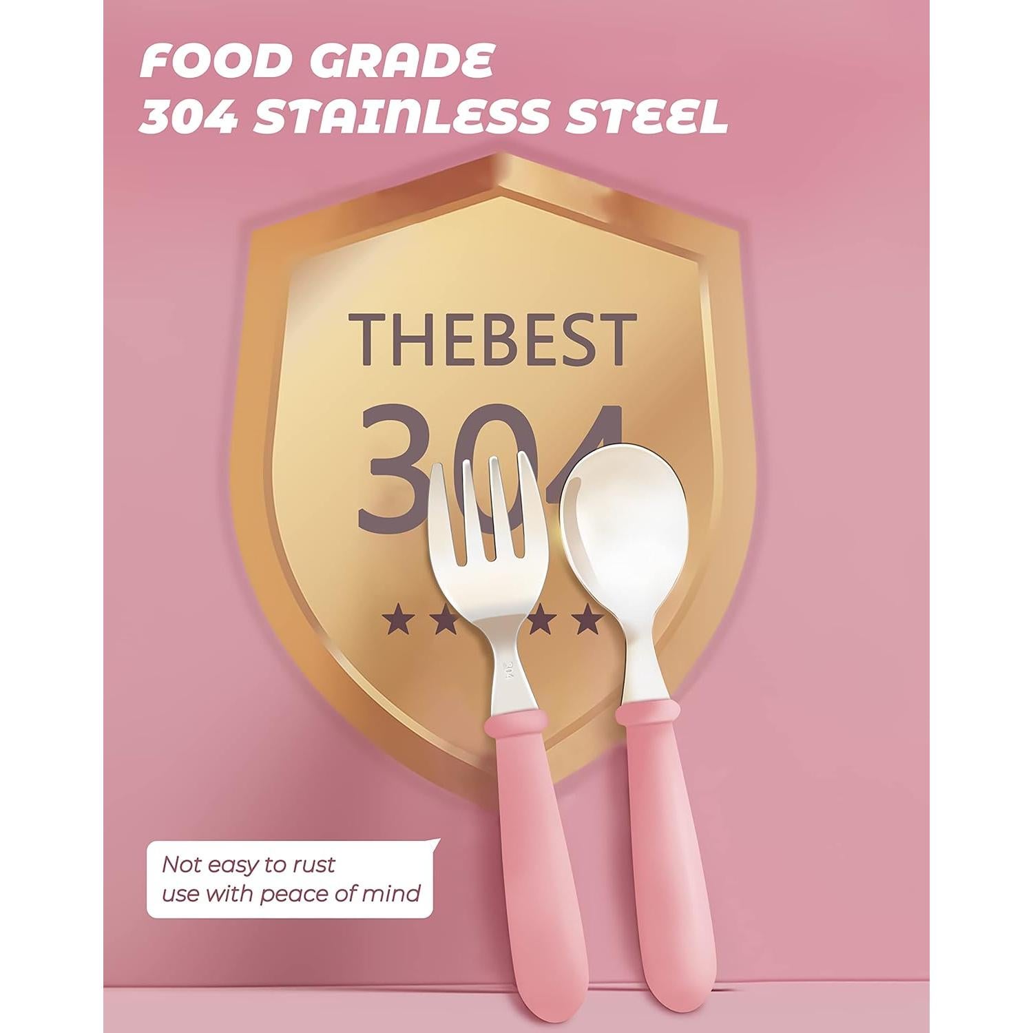 Juego de Cubiertos para Niños DF DUALFERV 10 Piezas Acero Inoxidable