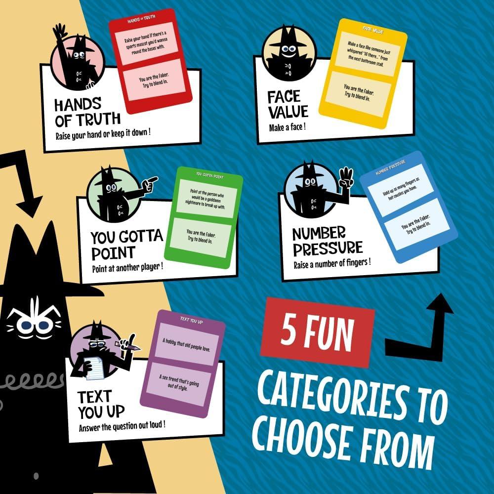 Juego de Mesa Wilder Fakin' It Toda la Noche - 3-6 Jugadores