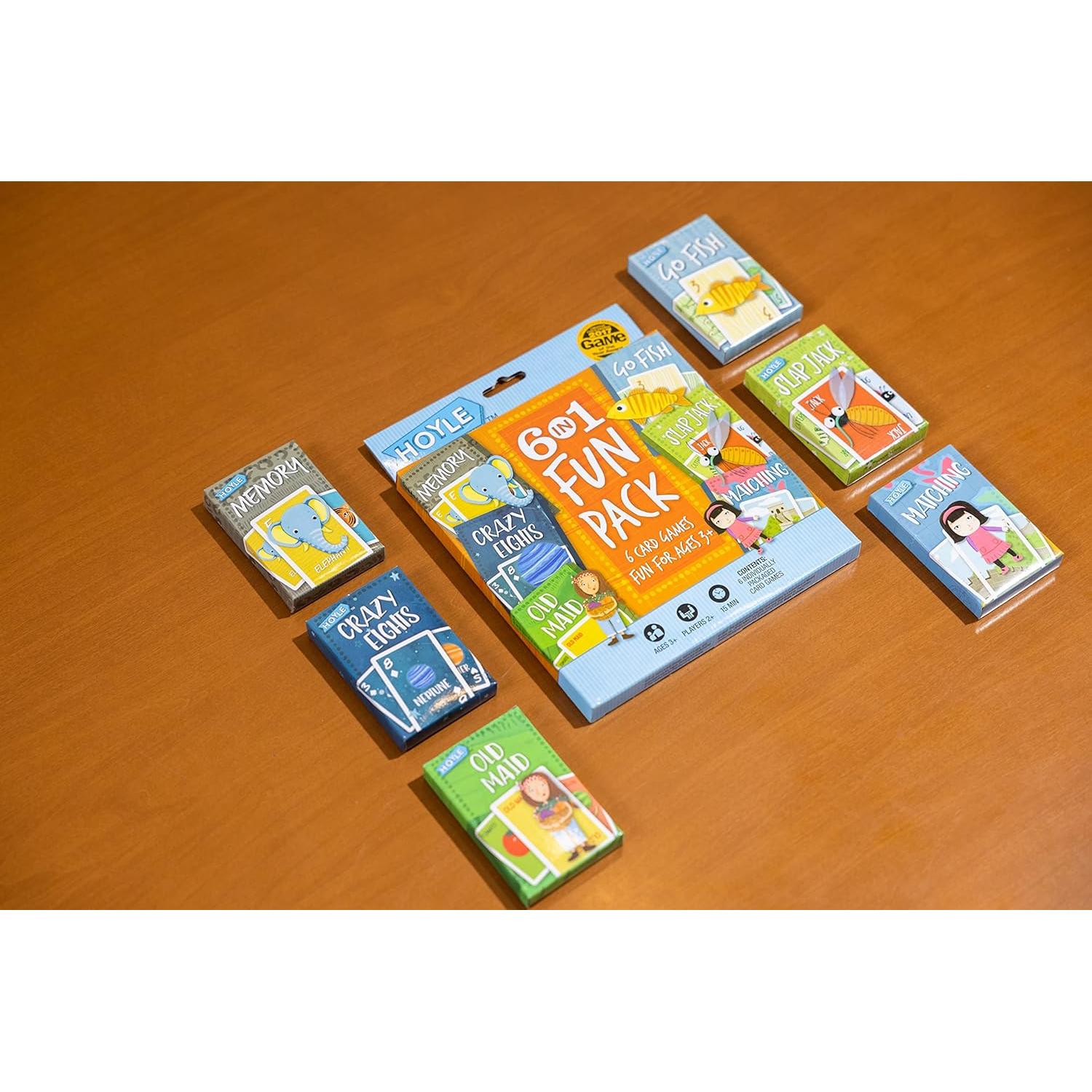 Juego de Cartas para Niños Hoyle 6 en 1 - Diversión Familiar
