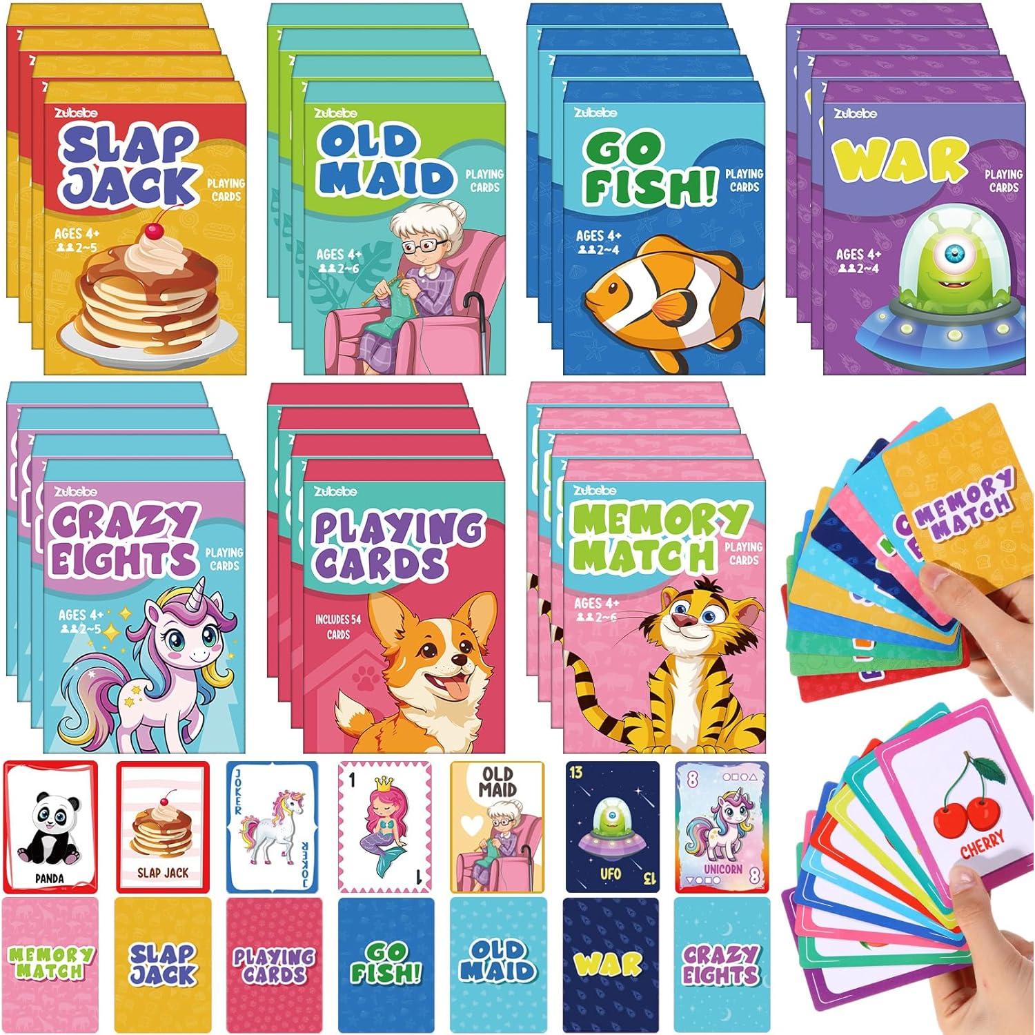 Juego de Cartas Zubebe 14 en 1 para Niños - Diversión Educativa