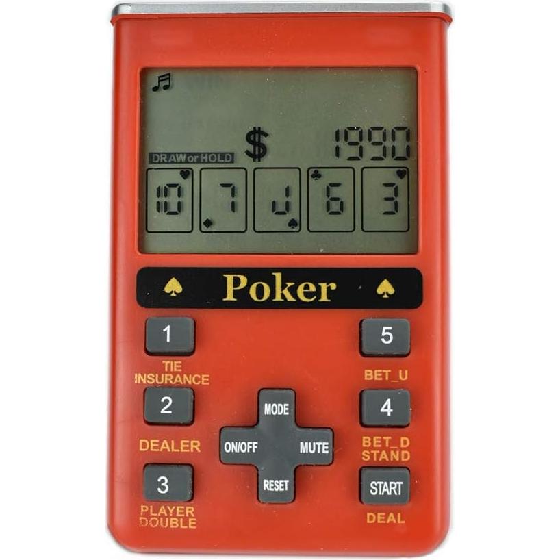 Juego de Póker Electrónico de Mano 7 en 1 LIKE G880