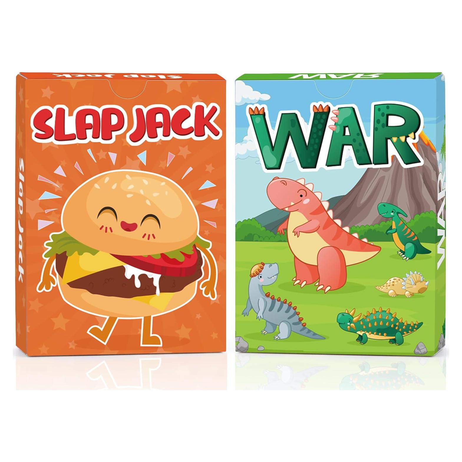 Juego de Cartas Timenued Slap Jack y Guerra para Niños 4-8 Años