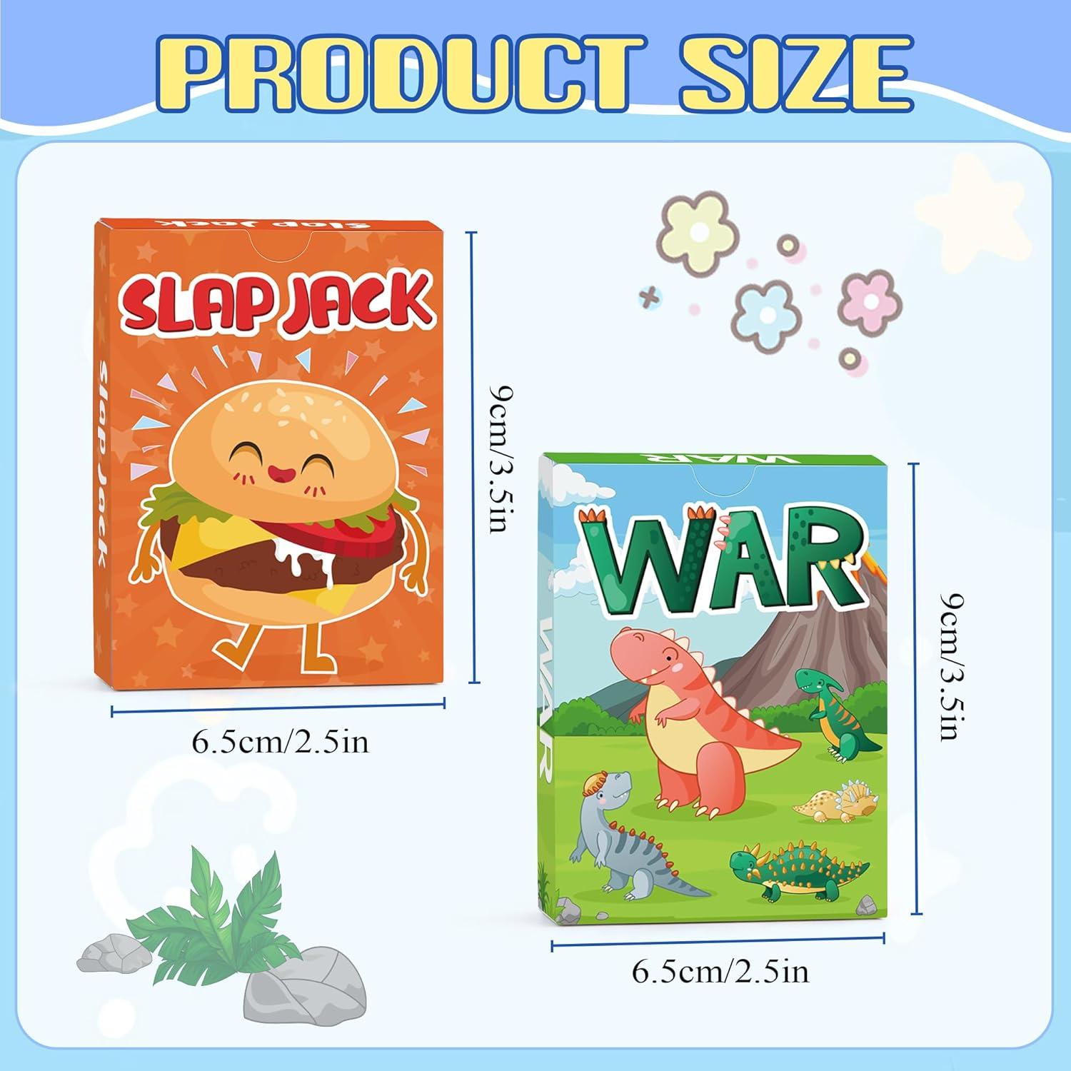 Juego de Cartas Timenued Slap Jack y Guerra para Niños 4-8 Años