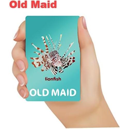 Juego de Cartas Go Fish Océanos Indómitos - Arizona GameCo - 3 Juegos en 1