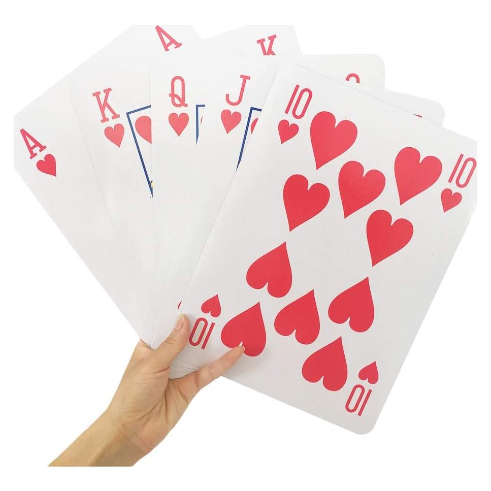 Mazo de Cartas Gigantes Yuanhe 20.32x27.94 cm - 52 Cartas