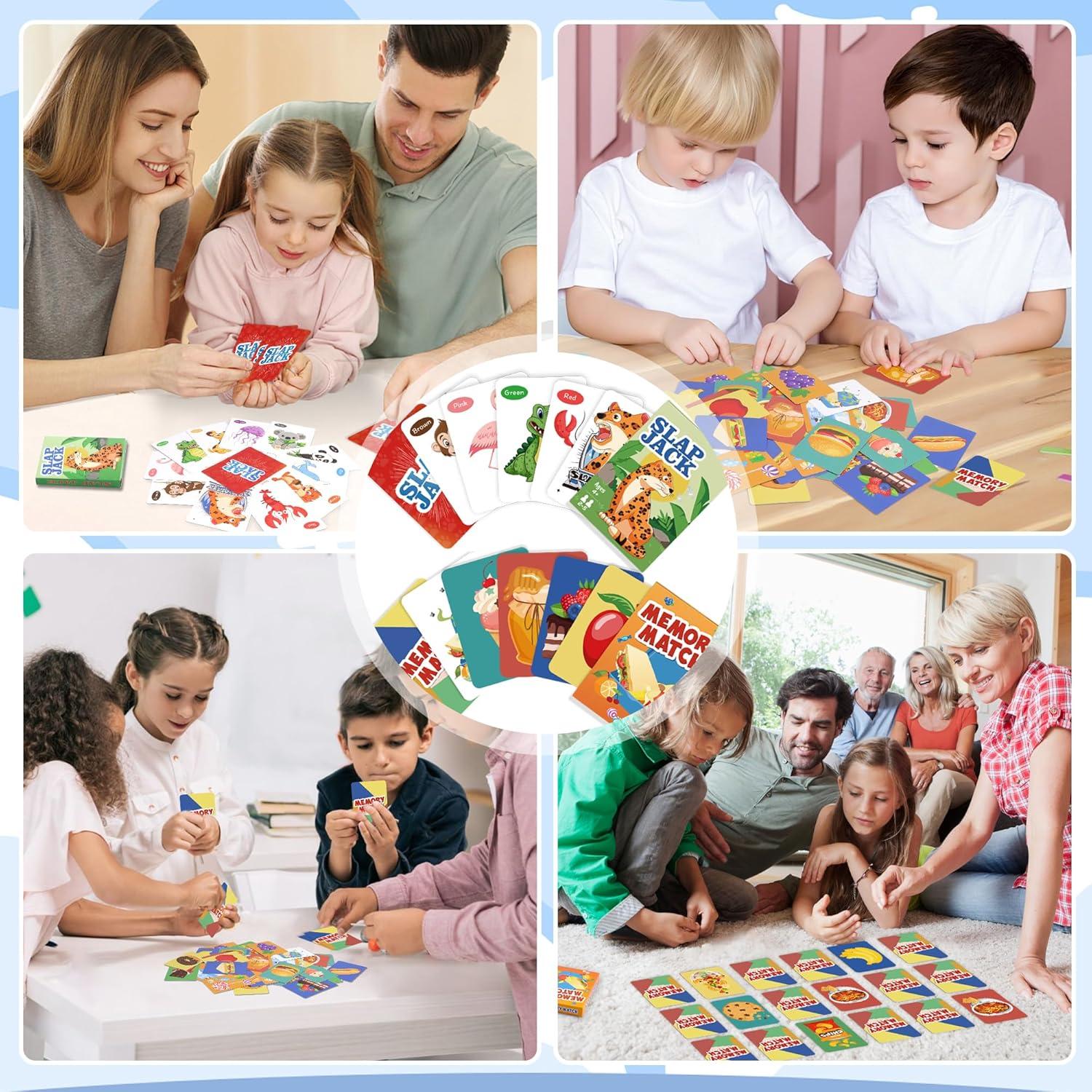 Juegos de Cartas Clásicos Timenued - Slap Jack y Memory Match