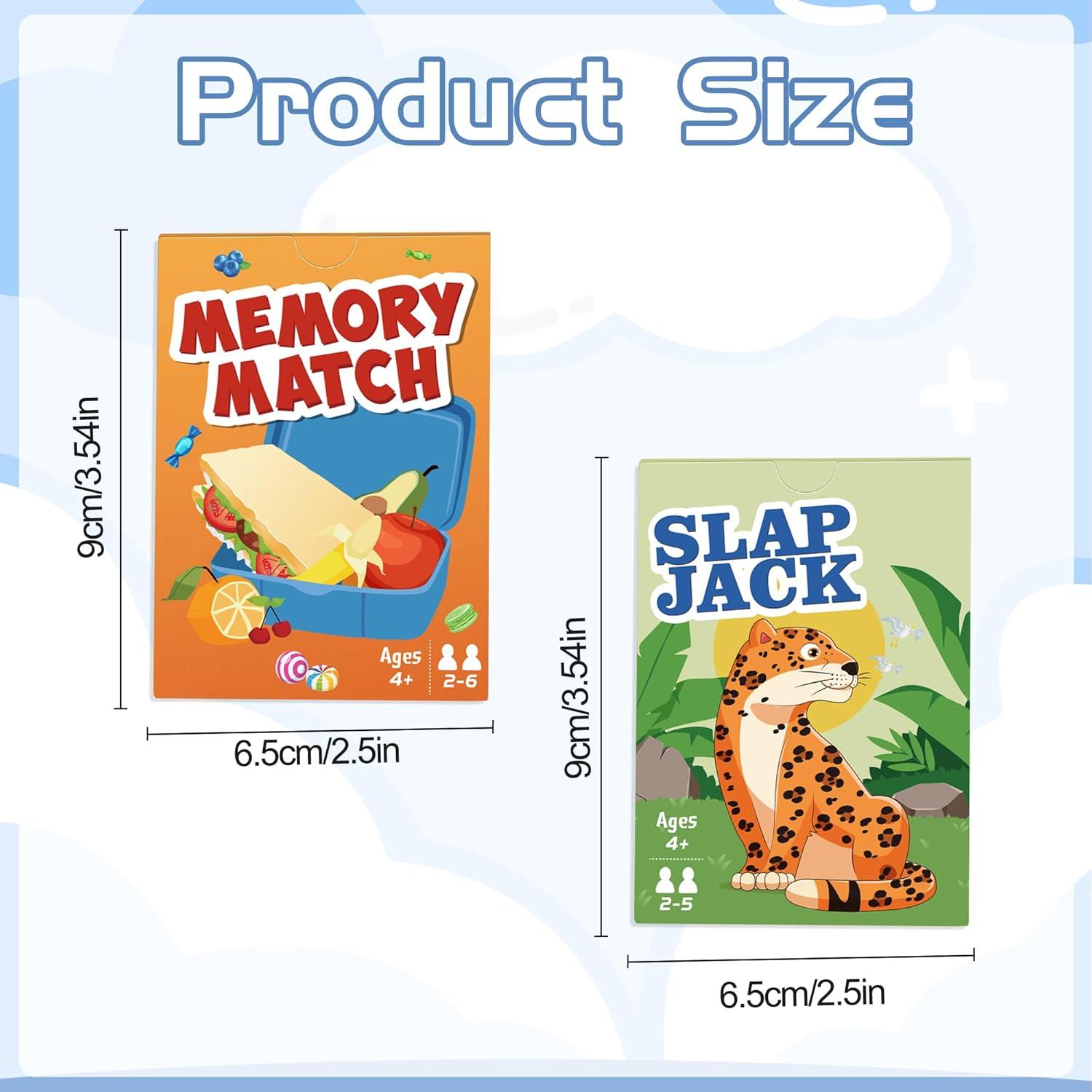 Juegos de Cartas Clásicos Timenued - Slap Jack y Memory Match