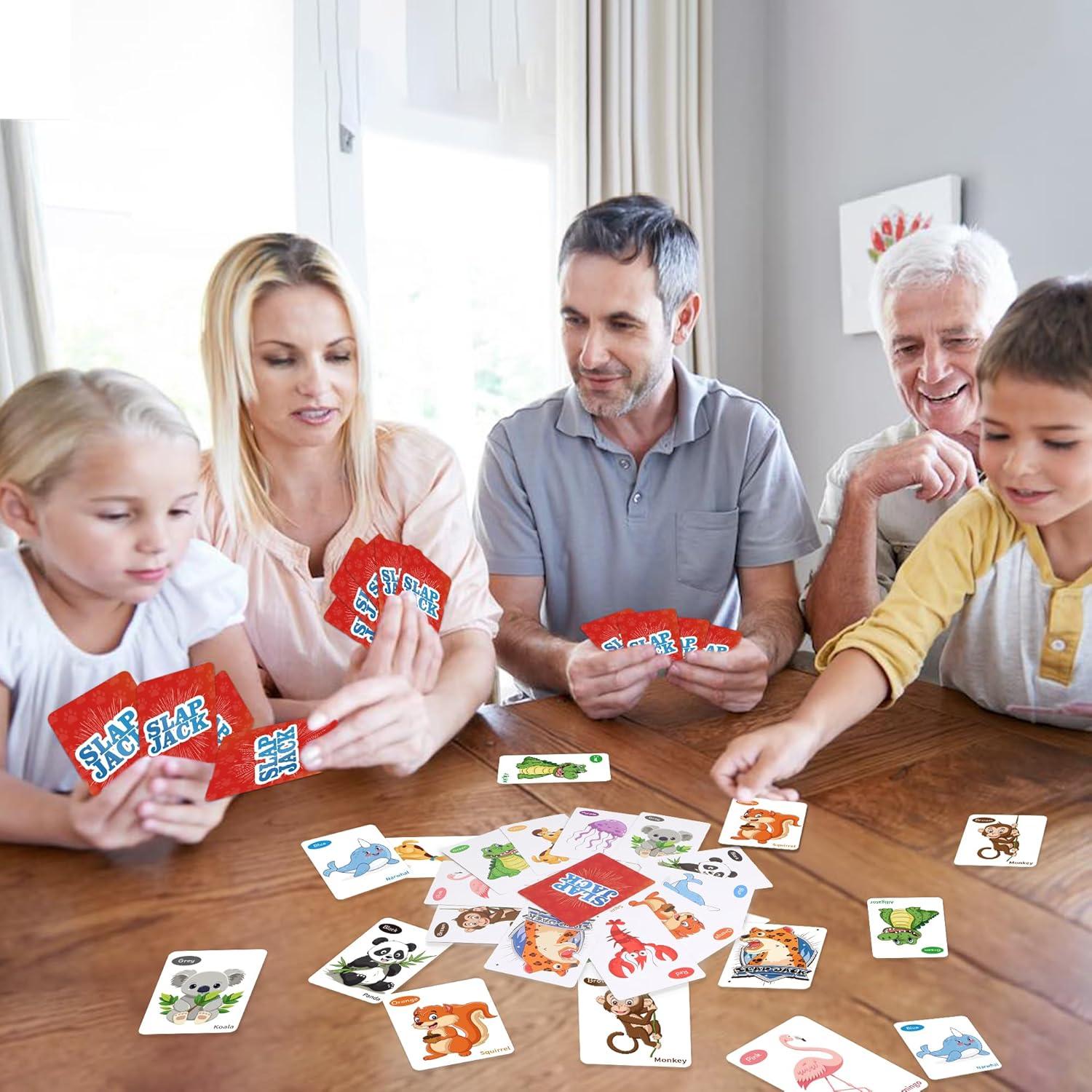 Juegos de Cartas Clásicos Timenued - Slap Jack y Memory Match