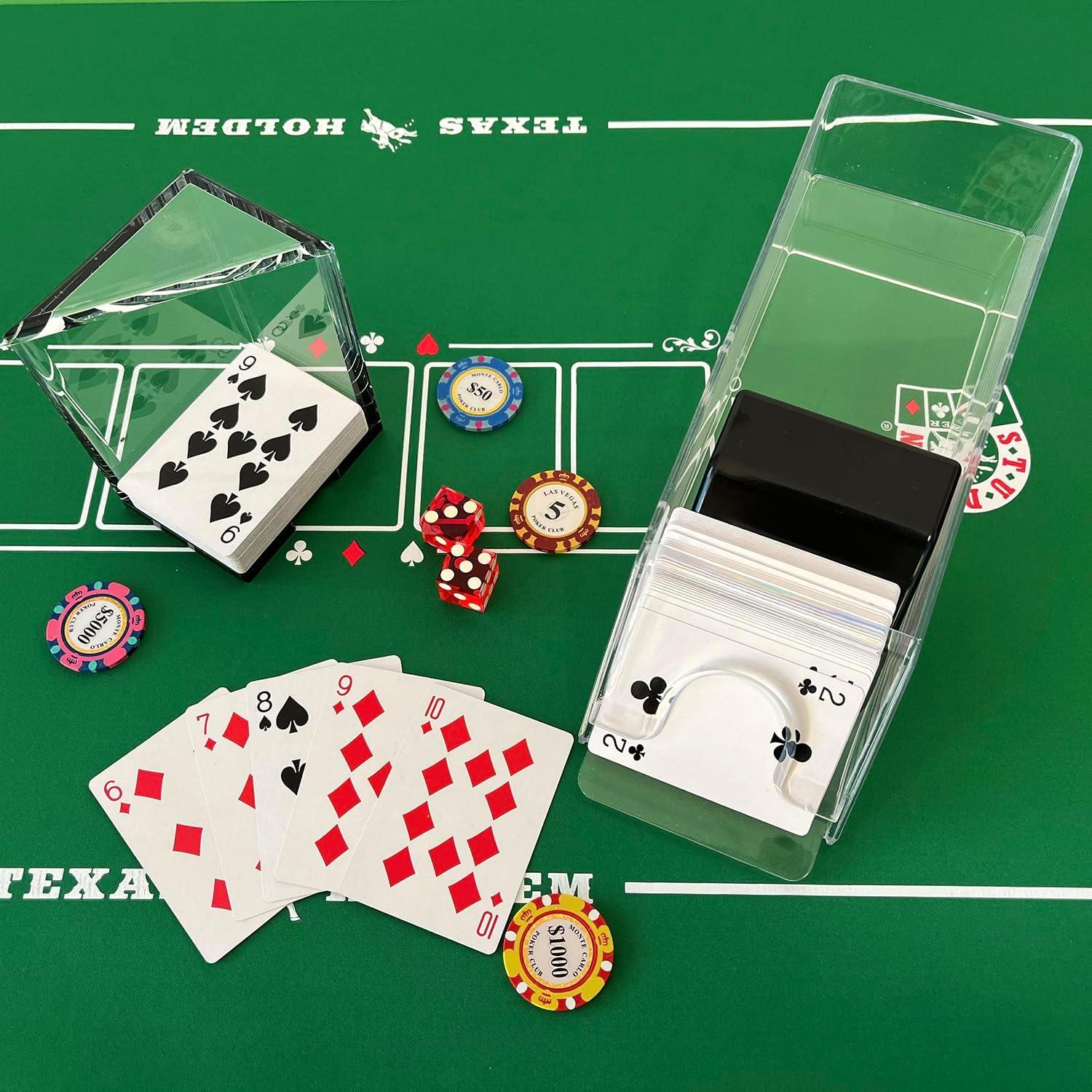 Zapato de Blackjack SEETOOOGAMES para 6 Mazos con Bandeja