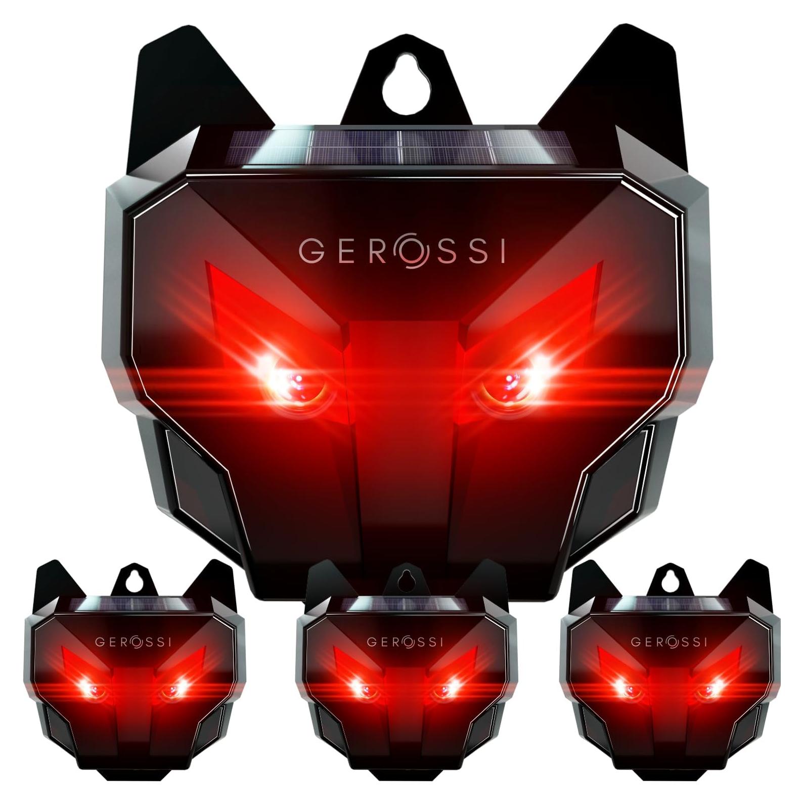 Repelente Solar Nocturno de Animales Gerossi - 4 Paquete