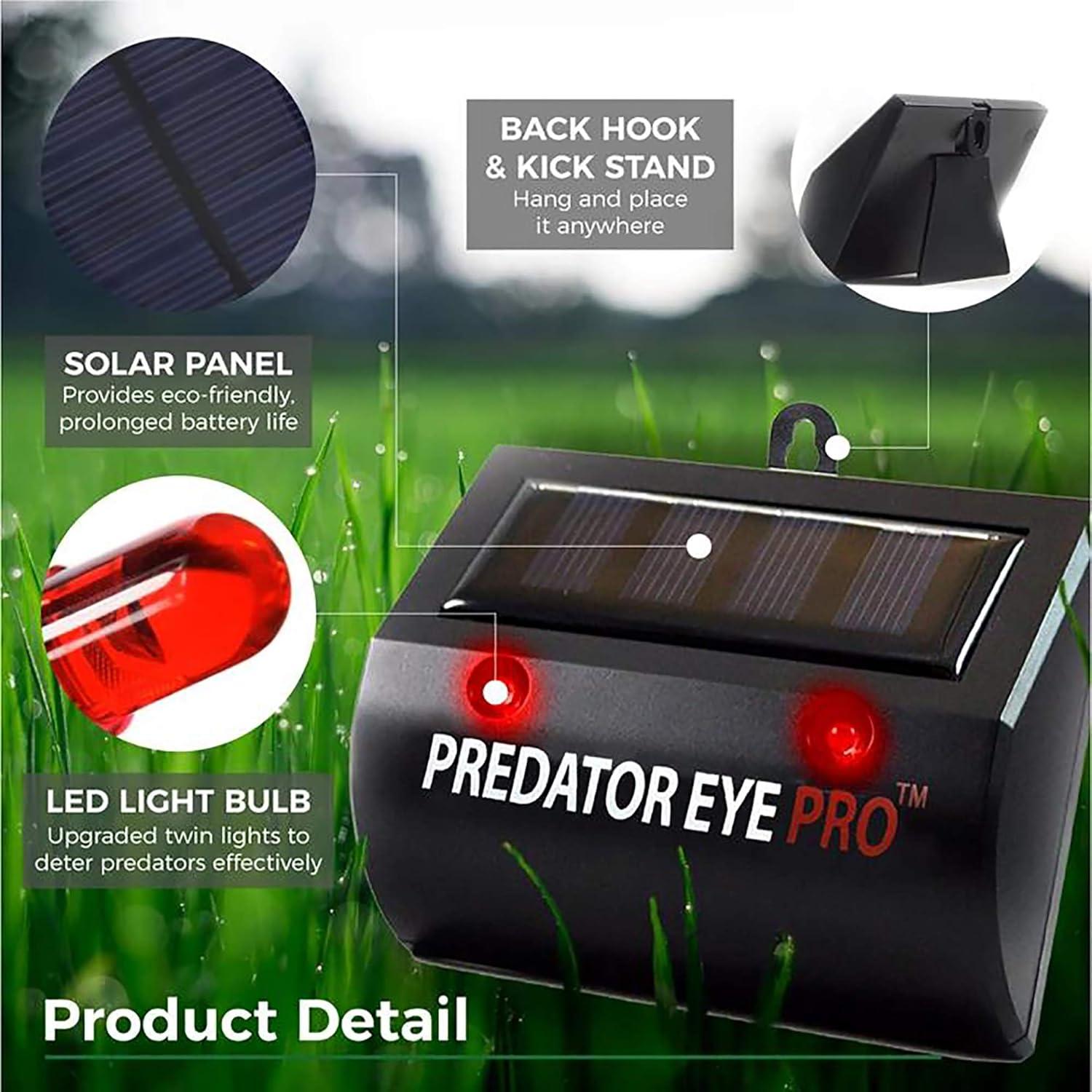 Luz Repelente Solar ASPECTEK Predator Eye PRO - 2 Unidades