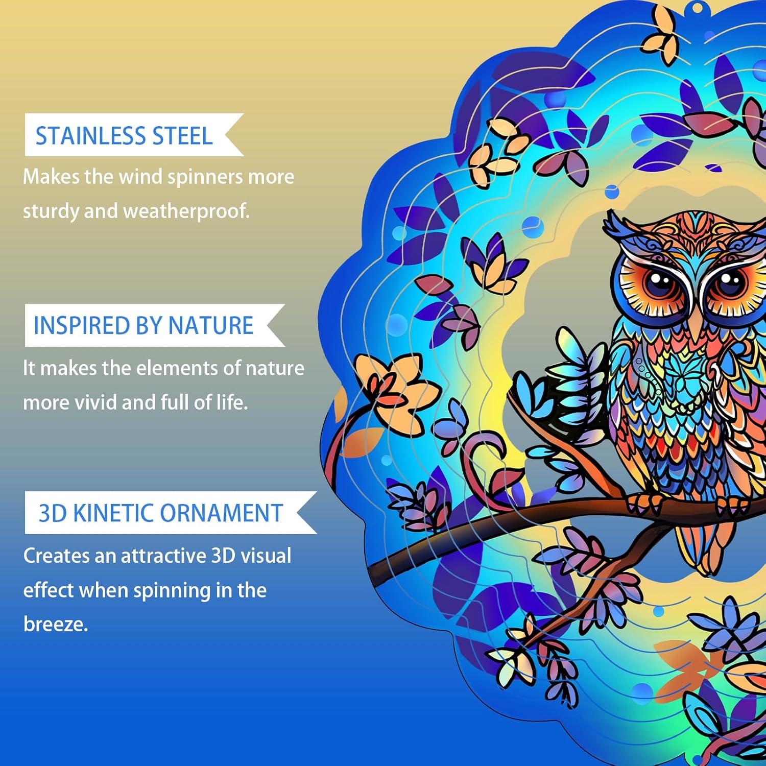 Giroscopio de Viento GOTOME de Acero Inoxidable 30.68cm